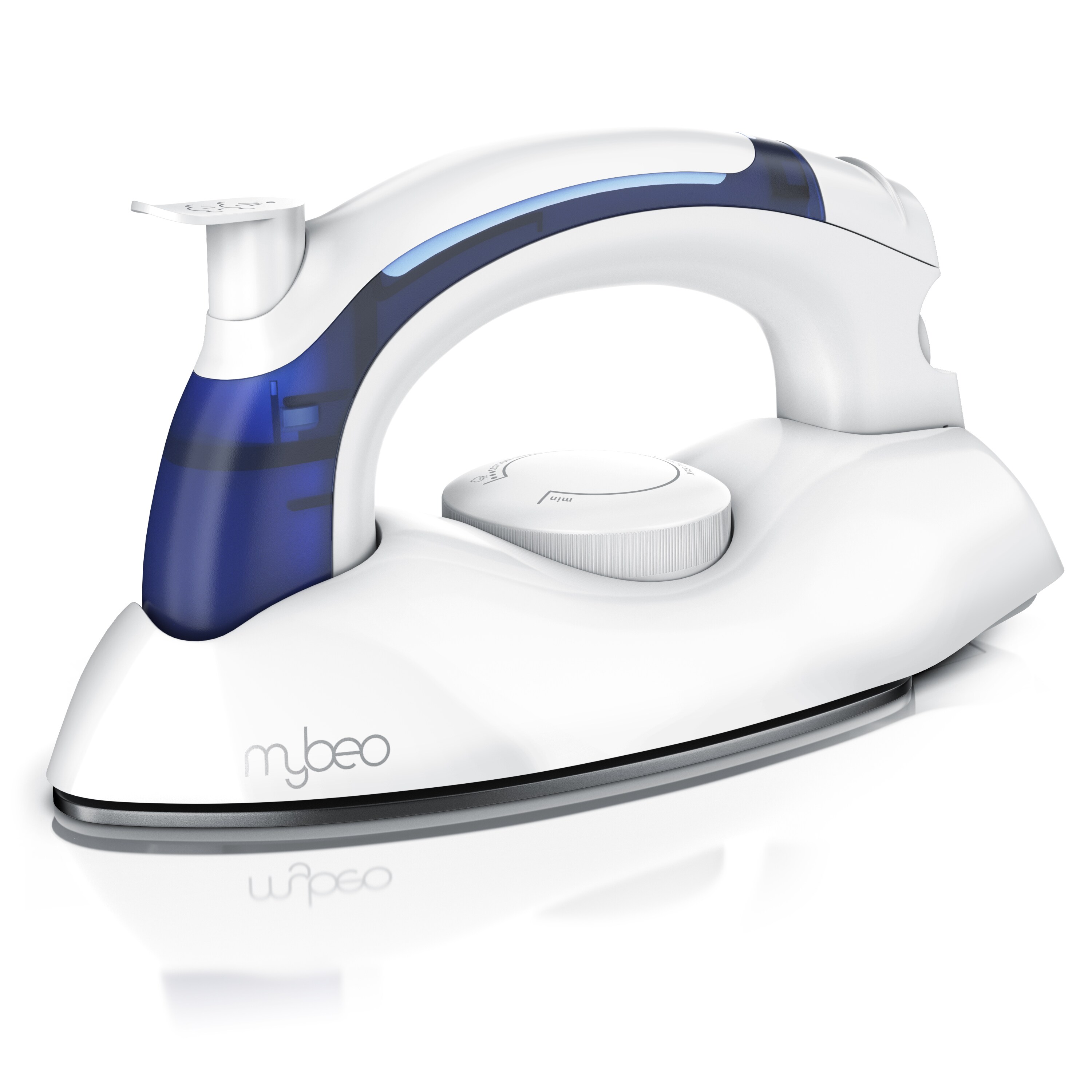 MyBeo Reiseb&uuml;geleisen 700 W, klappbar, Antihaft-Sohle, Dampffunktion, Temperaturregler, kompakt & leicht 