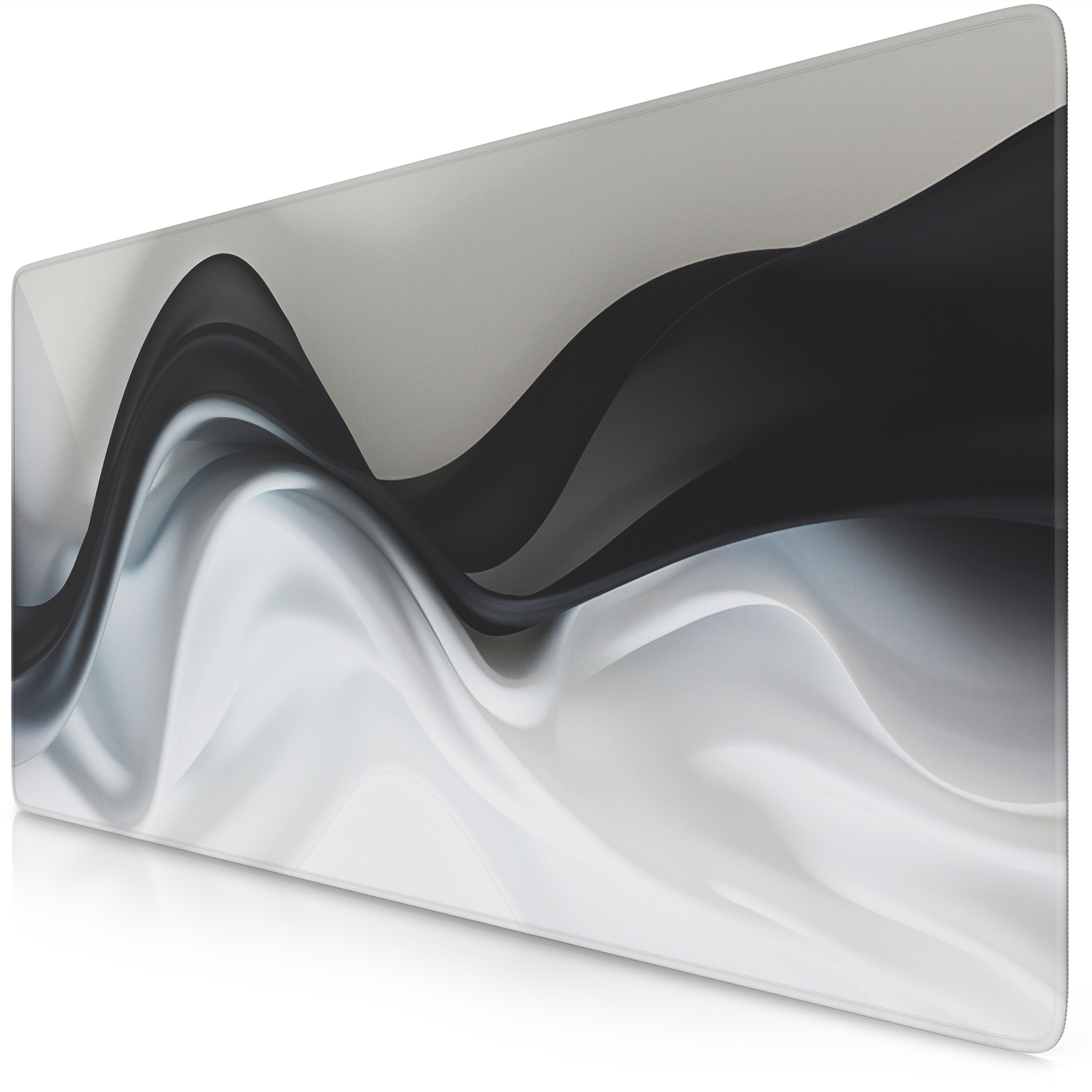 Titanwolf Gaming Mauspad XXL Speed Gaming Mousepad 900x400 mm, Deskpad, rutschfest & abwaschbare R&uuml;ckseite, f&uuml;r Speed & Pr&auml;zision, Modern Wave 