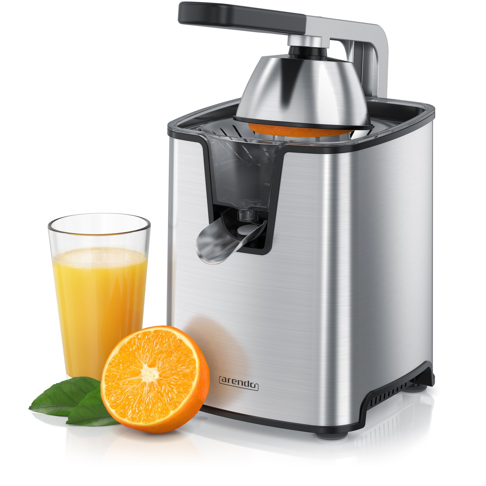 Zitruspresse, Edelstahl, automatische Funktion, BPA-frei