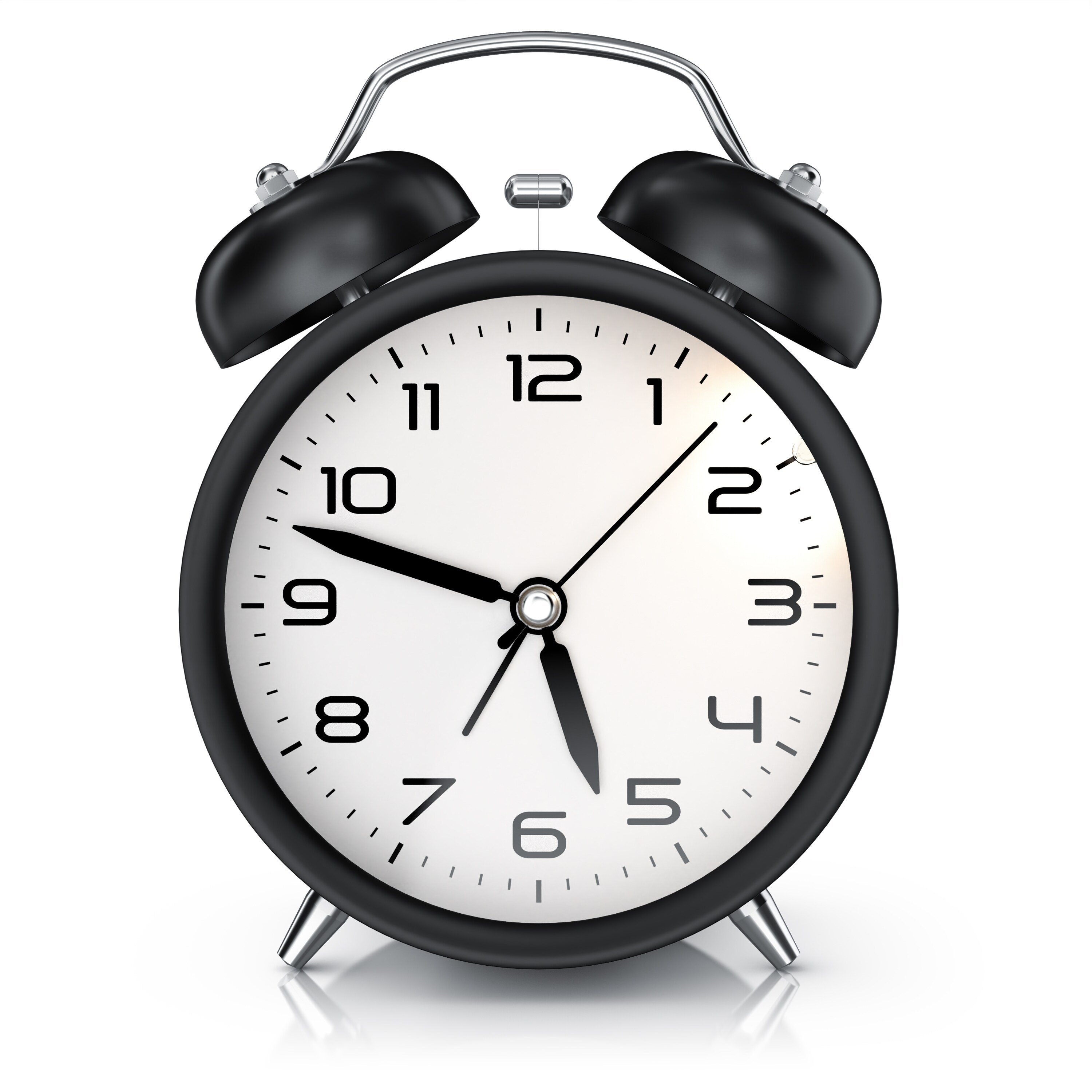 BEARWARE Wecker analog, laut, ohne Ticken, Retro-Design 