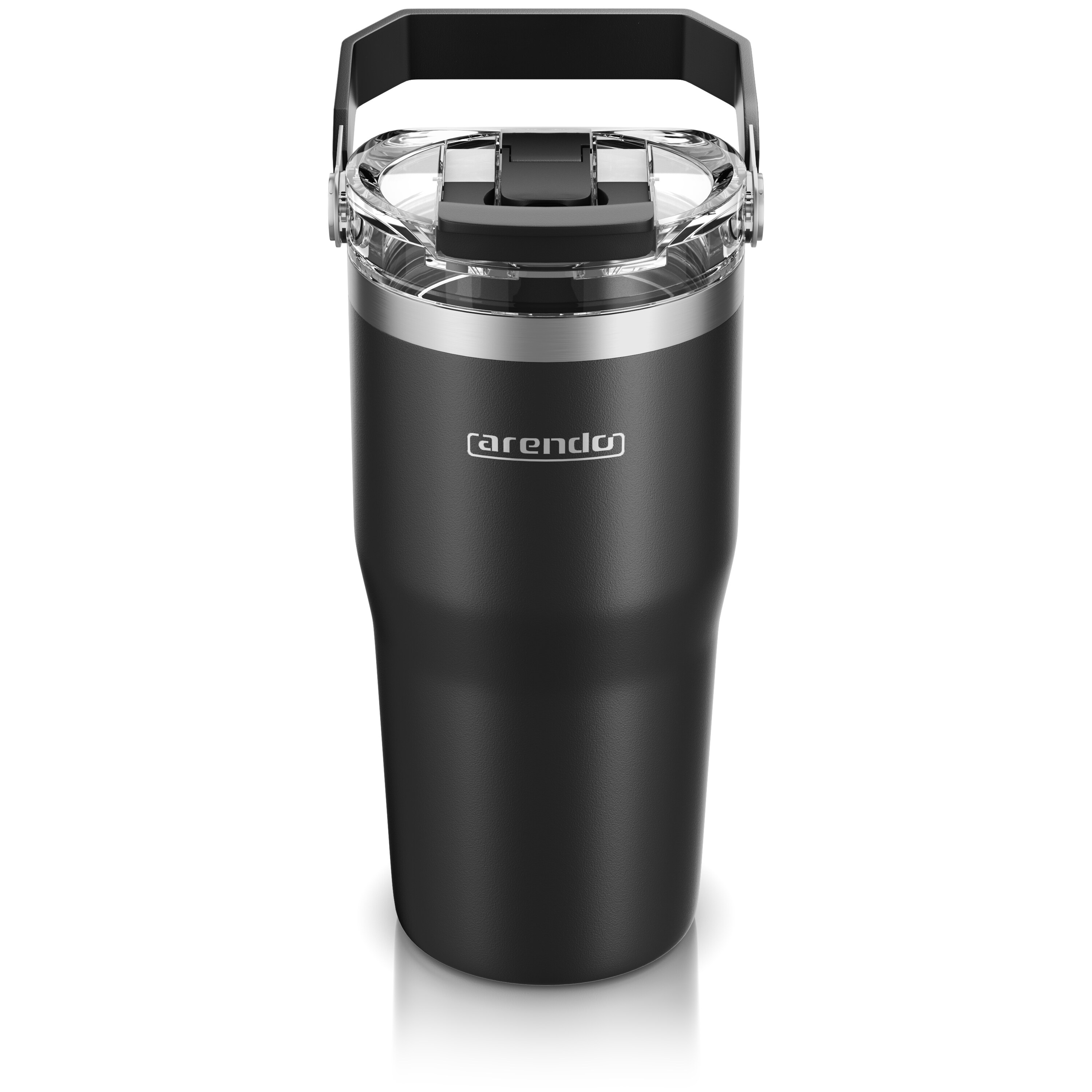 Arendo Thermobecher 600 ml, Edelstahl, BPA-frei, doppelwandig, h&auml;lt 12h hei&szlig;, 6h kalt, 100 % auslaufsicher, Coffee to go 