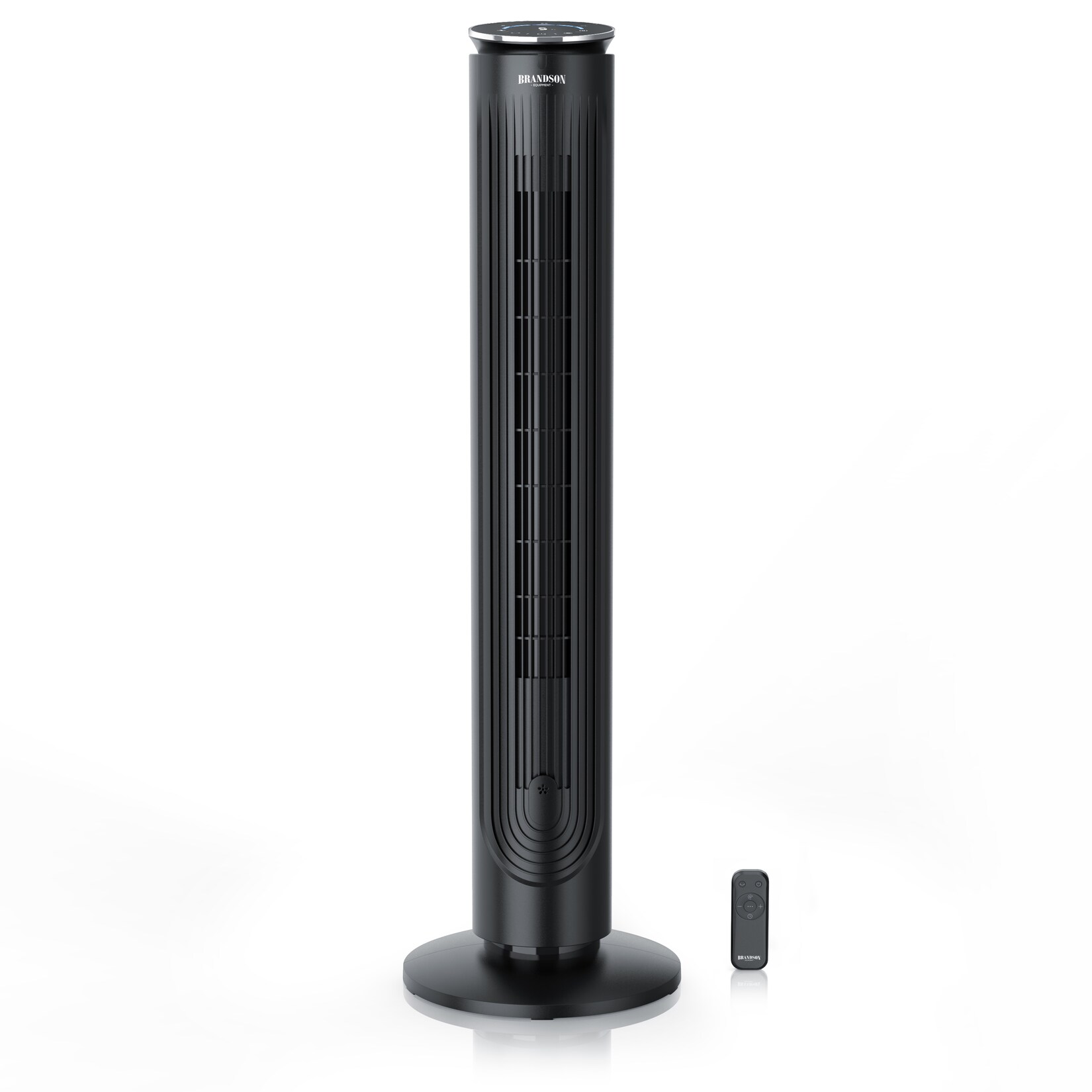 Turmventilator mit Fernbedienung, 40 W, Aromafach, Oszillation, 3 Modi, Timer, leise, 2in1 Diffusor, 105 cm