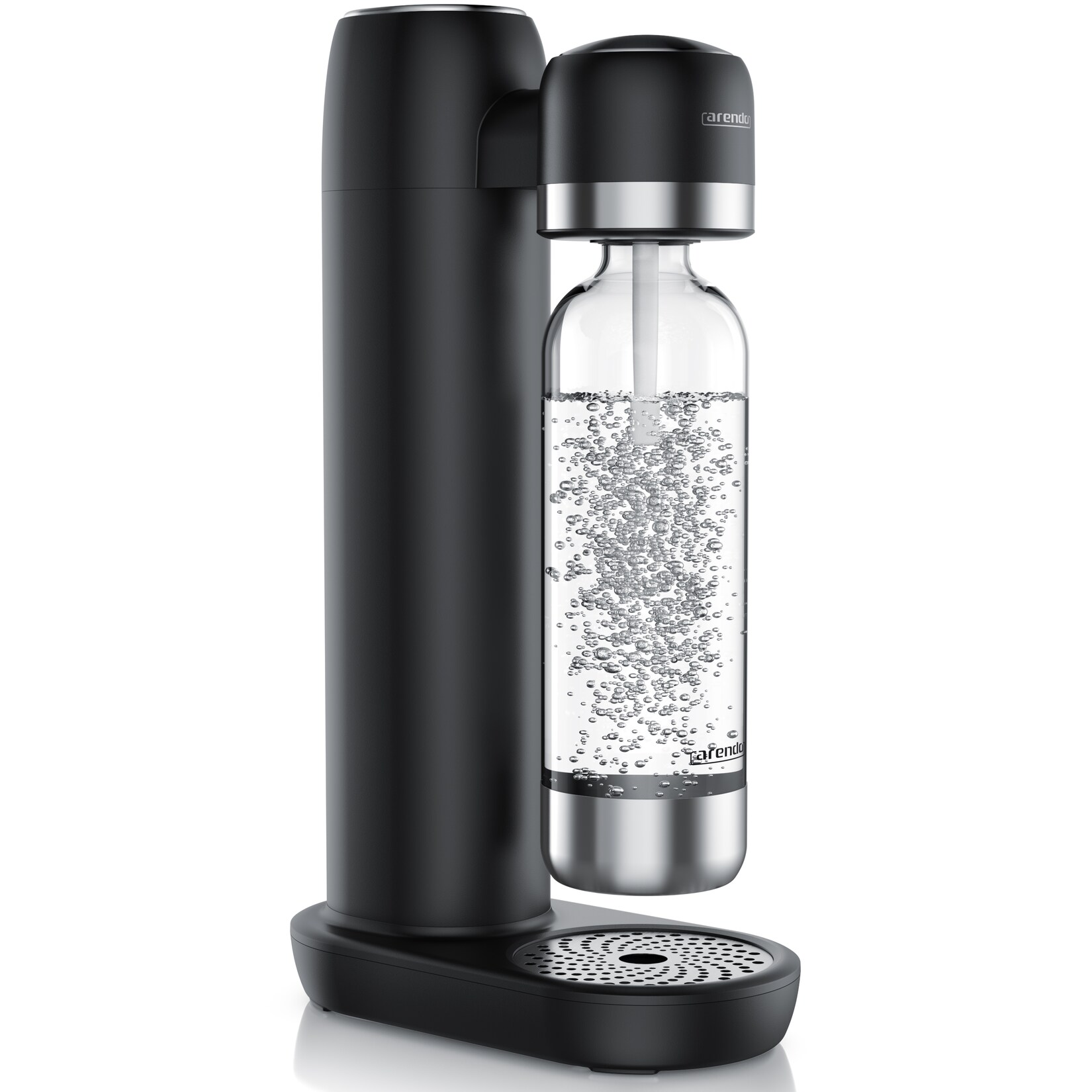 Wassersprudler, Soda Maker mit  PET-Flasche, kompatibel mit 60 L CO2-Zylinder, BPA-frei, 2-tlg. Set, fein dosierbar