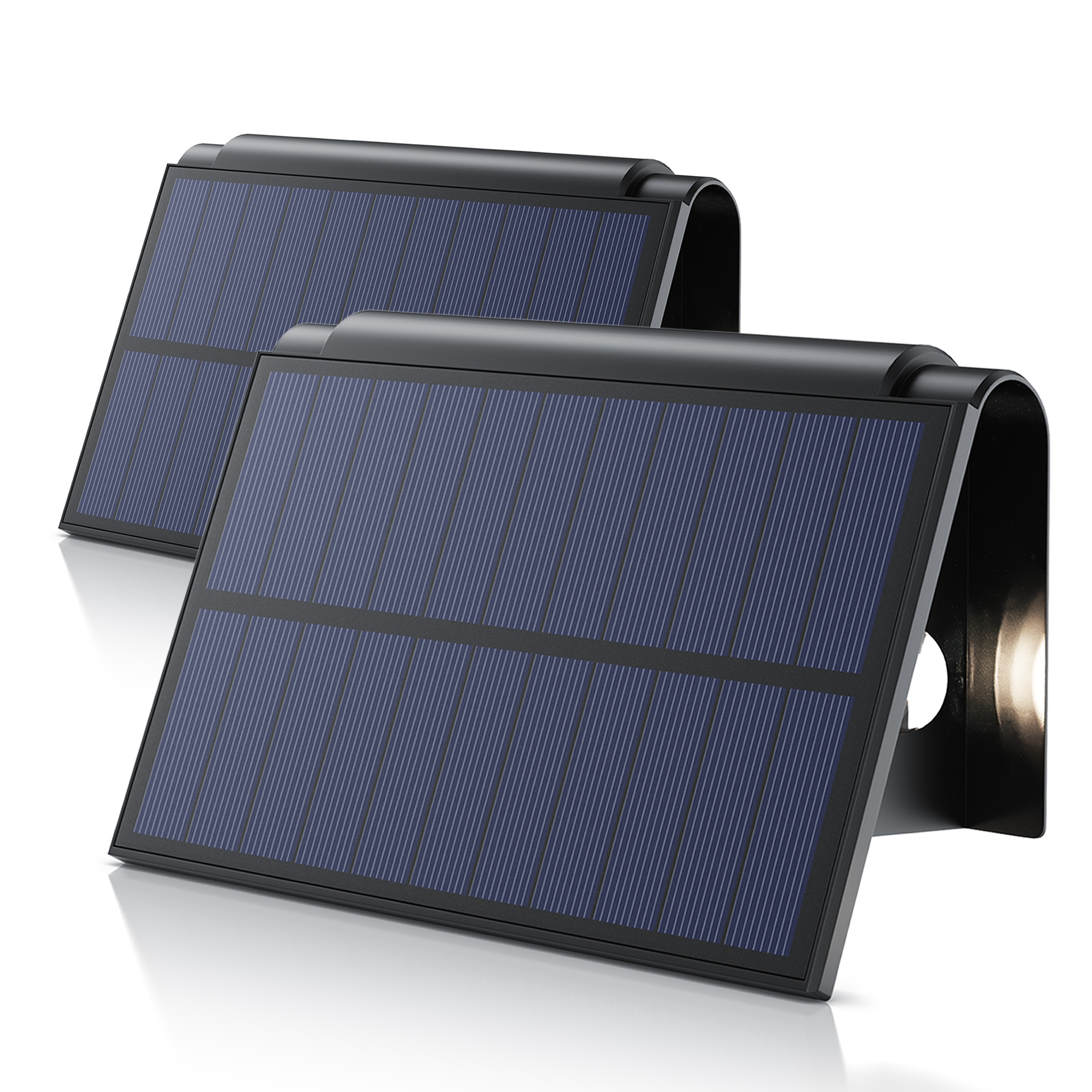 BEARWARE LED Solarleuchte Solar Wandleuchte f&uuml;r au&szlig;en mit Akku & ohne Stromanschluss Wasserdicht, Ein-/Ausschalter; mehrere Helligkeitsstufen 