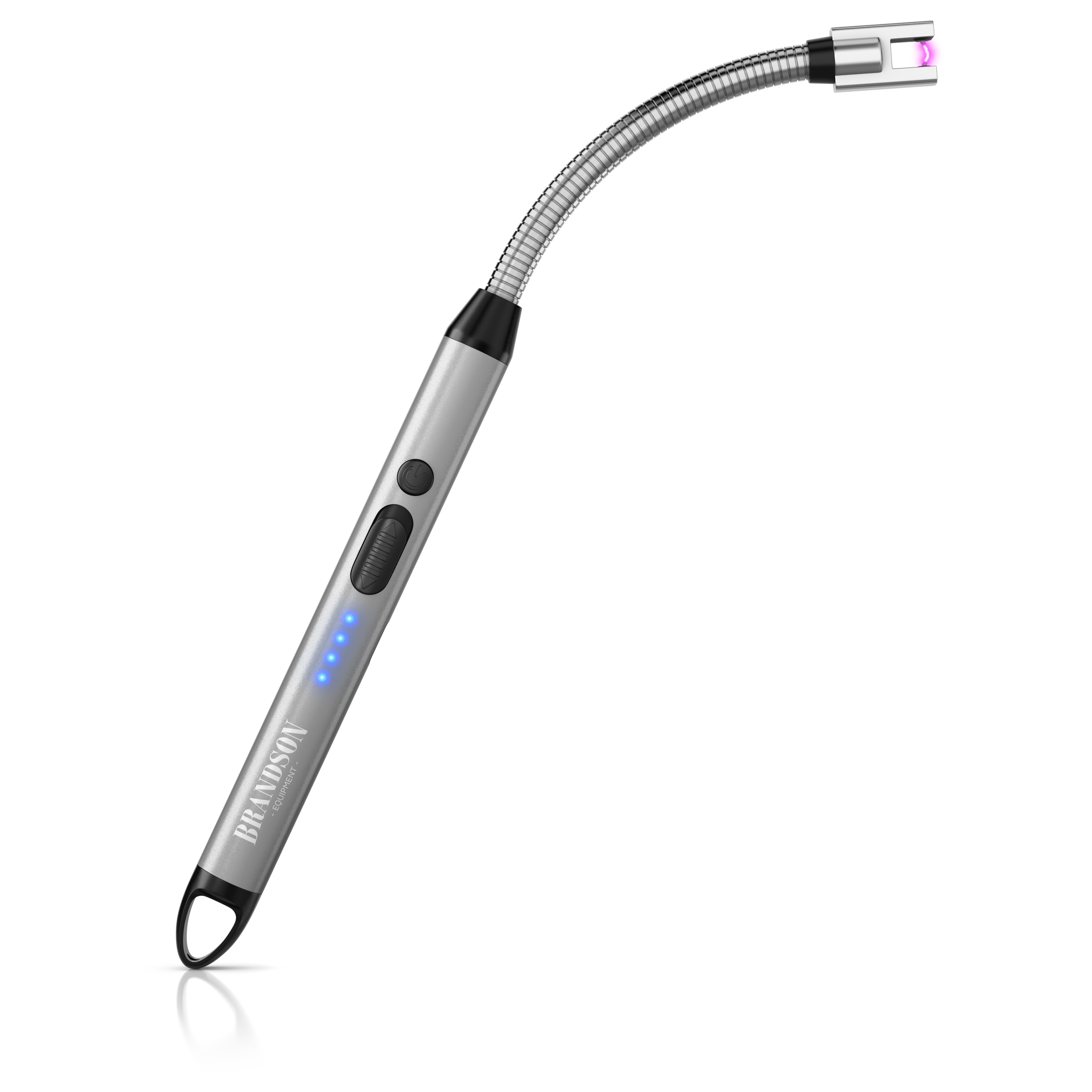 Brandson Feuerzeug elektrisch, Lichtbogen Stabfeuerzeug USB aufladbar, USB-C aufladbar, flexibler Hals f&uuml;r, Kerzen, Gasherde, Grill, Kamin 