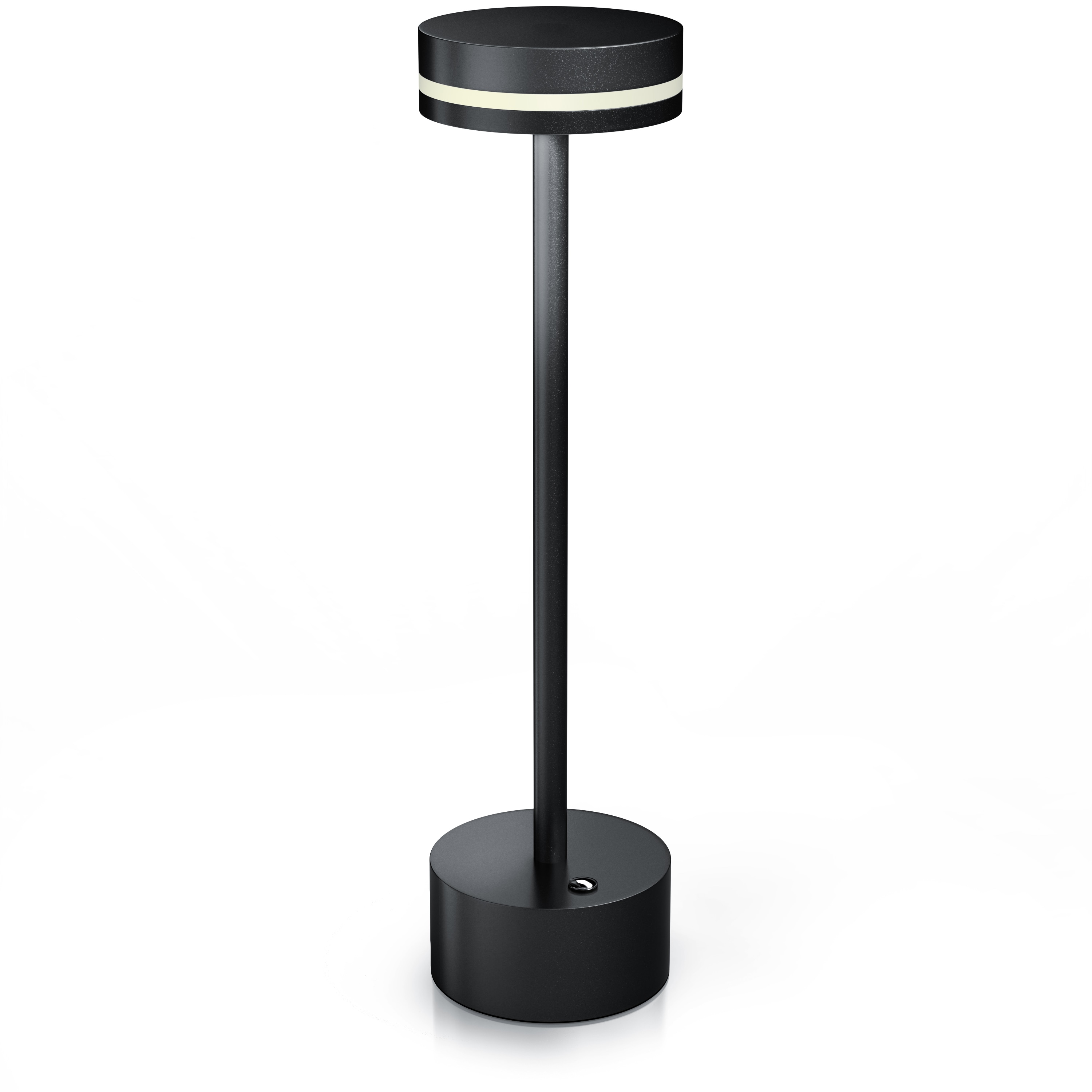 Brandson LED Tischleuchte Tischlampe, stufenlos dimmbar, 3 Lichtfarben, Akku 3600 mAh, Touch 