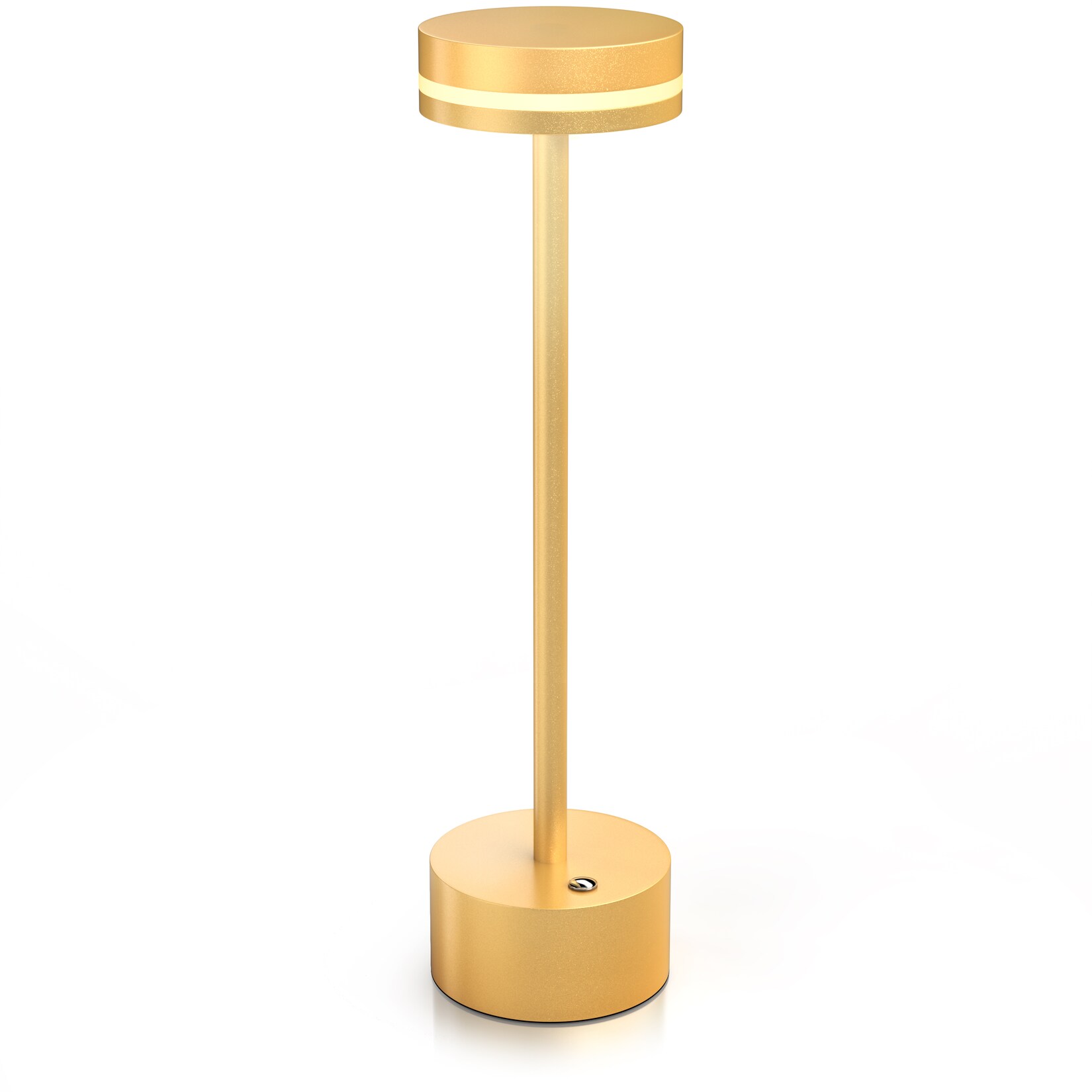 Brandson LED Tischleuchte Tischlampe, stufenlos dimmbar, 3 Lichtfarben, Akku 3600 mAh, Touch