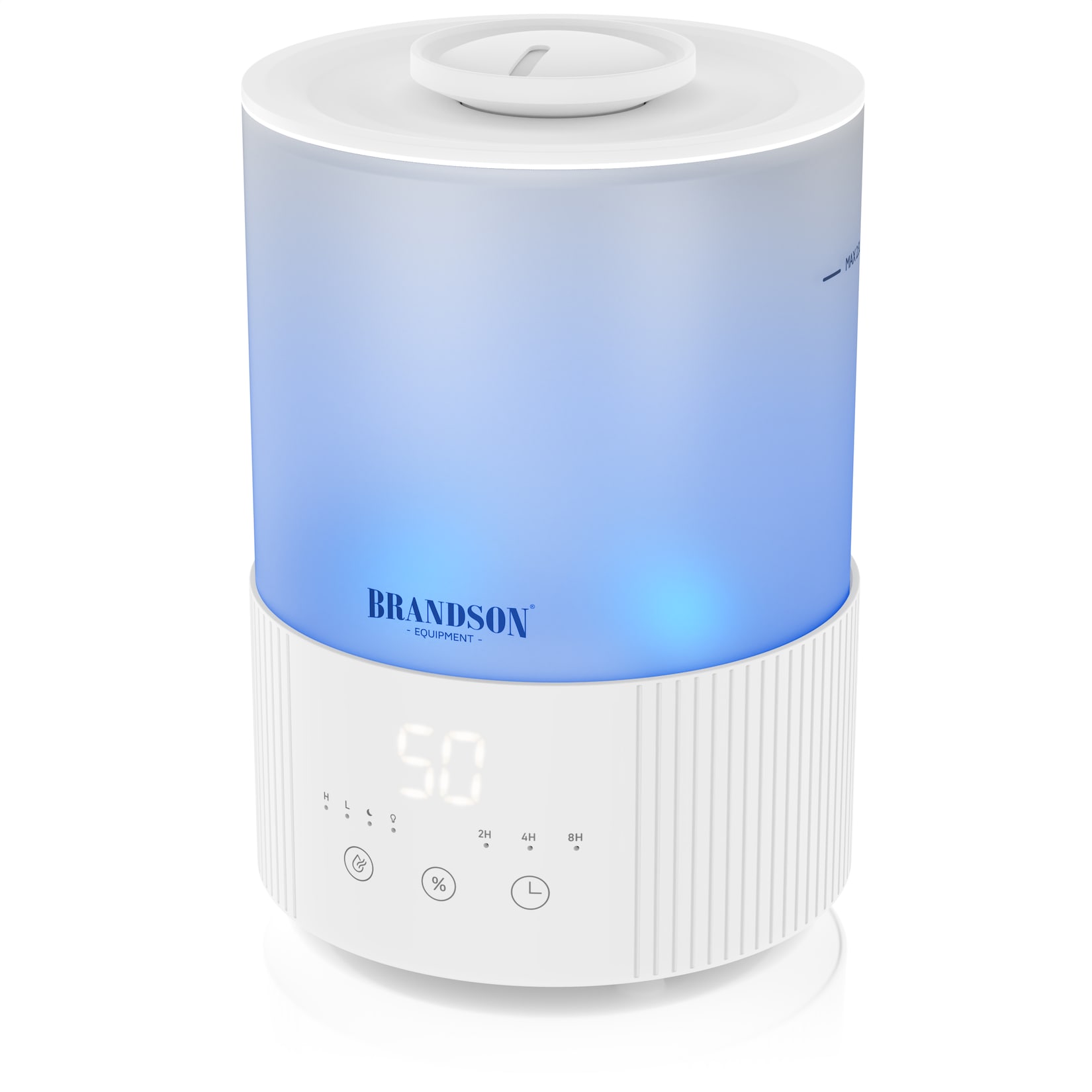 Brandson Luftbefeuchter Aroma Diffuser 2,5 L mit RGB Stimmungslicht, 2 Nebelstufen, sehr leise, 2.5 l Wassertank, Timer, Fernbedienung, für …
