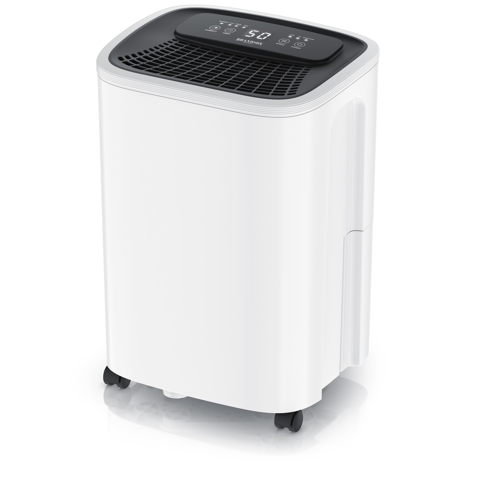 Brandson Luftentfeuchter mit Kompressor, 10L pro 24h, Dehumidifier Raumentfeuchter elektrisch, für 40 m³ Räume, Entfeuchtung 10 l/Tag, Tank …