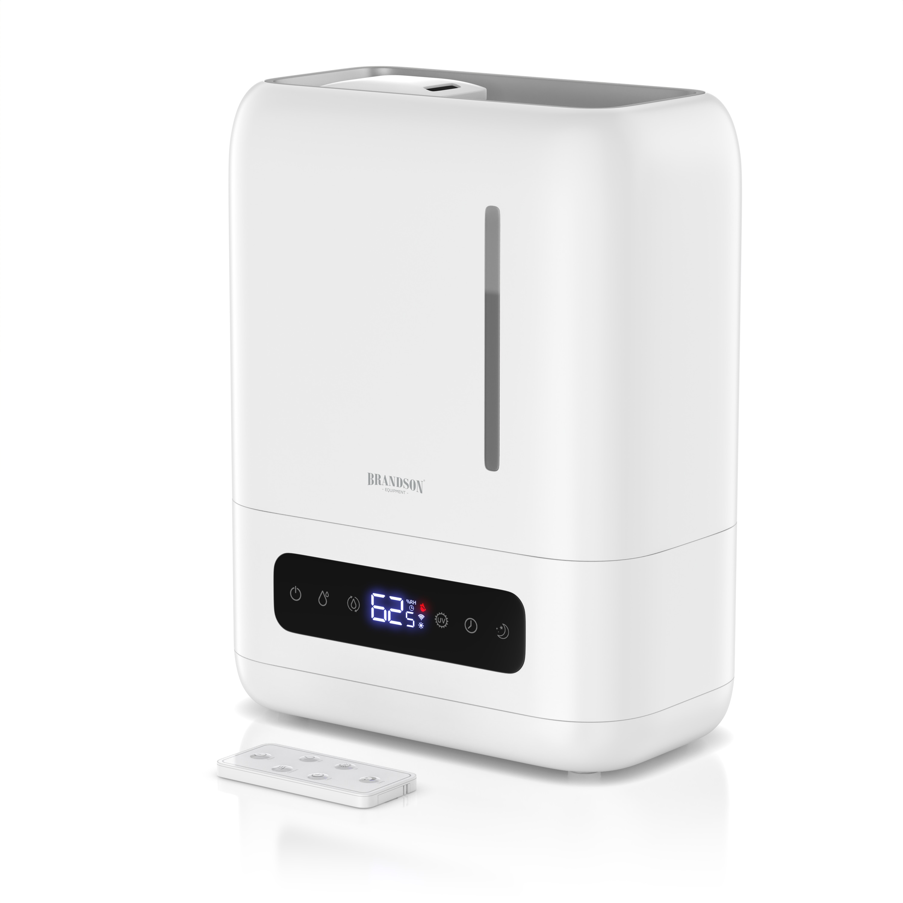 Brandson Luftbefeuchter 4 Liter mit Fernbedienung, Ultraschall, Digital Display, Schlafmodus, 4 l Wassertank, UV Entkeimung, Aroma Fach, f&uuml;r Wohn- und Schlafzimmer, Yoga, Spa 