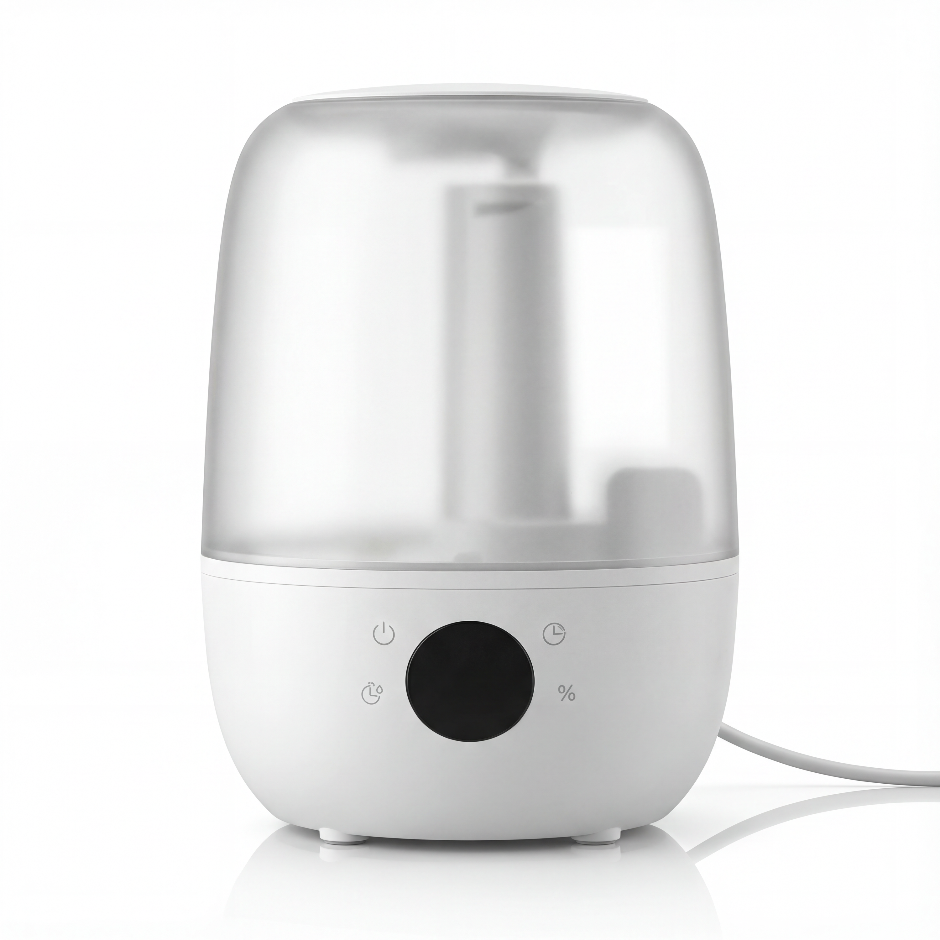 Brandson Luftbefeuchter Digitales Display, 2 L Wassertank, Fernbedienung, 2 l Wassertank, Fernbedienung, 3 Nebelstufen, Timer 1&ndash;8 h, leise 35 dBA, Sleep Modus 