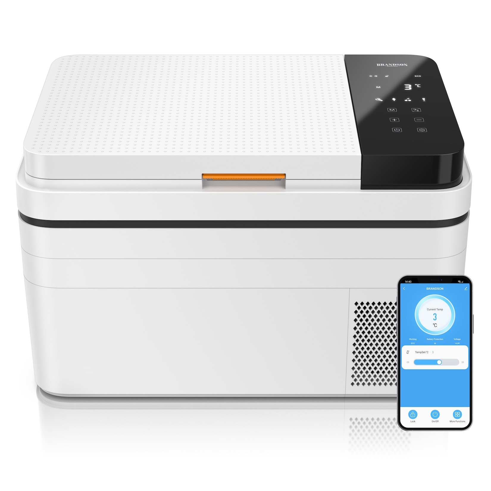 Brandson Elektrische Kühlbox Kompressor Kühlbox, bis – 20°C, ECO Modus, 30 L, für Auto & Haus, 30 l, APP-Steuerung, UV-Sterilisation, …