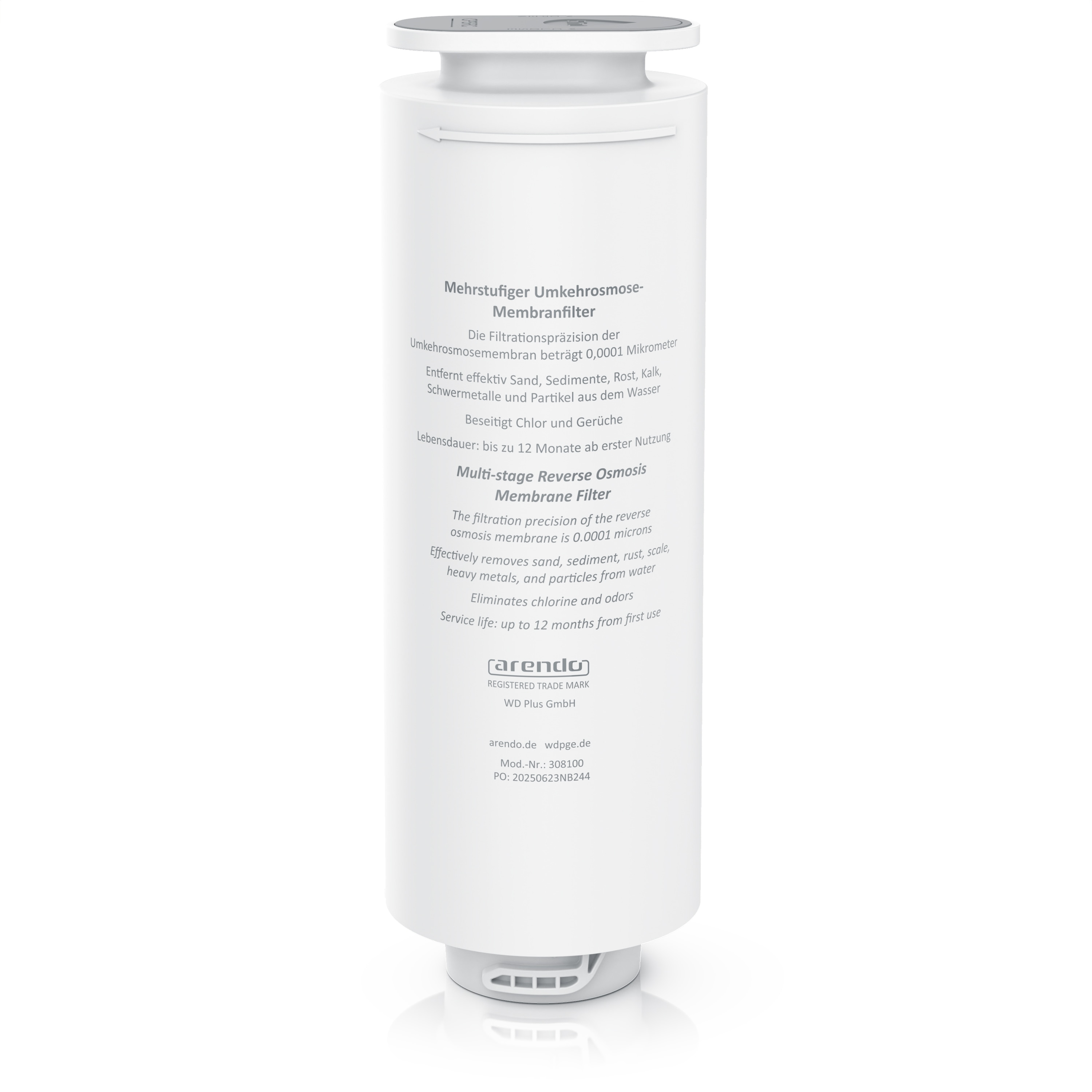 Arendo Ersatzfilter f&uuml;r Arendo Osmoseanlage, 7 stufiges Multi-Barrier Filter-System (5+2), Zubeh&ouml;r f&uuml;r Arendo Osmoseanlage, Wasserfilter 