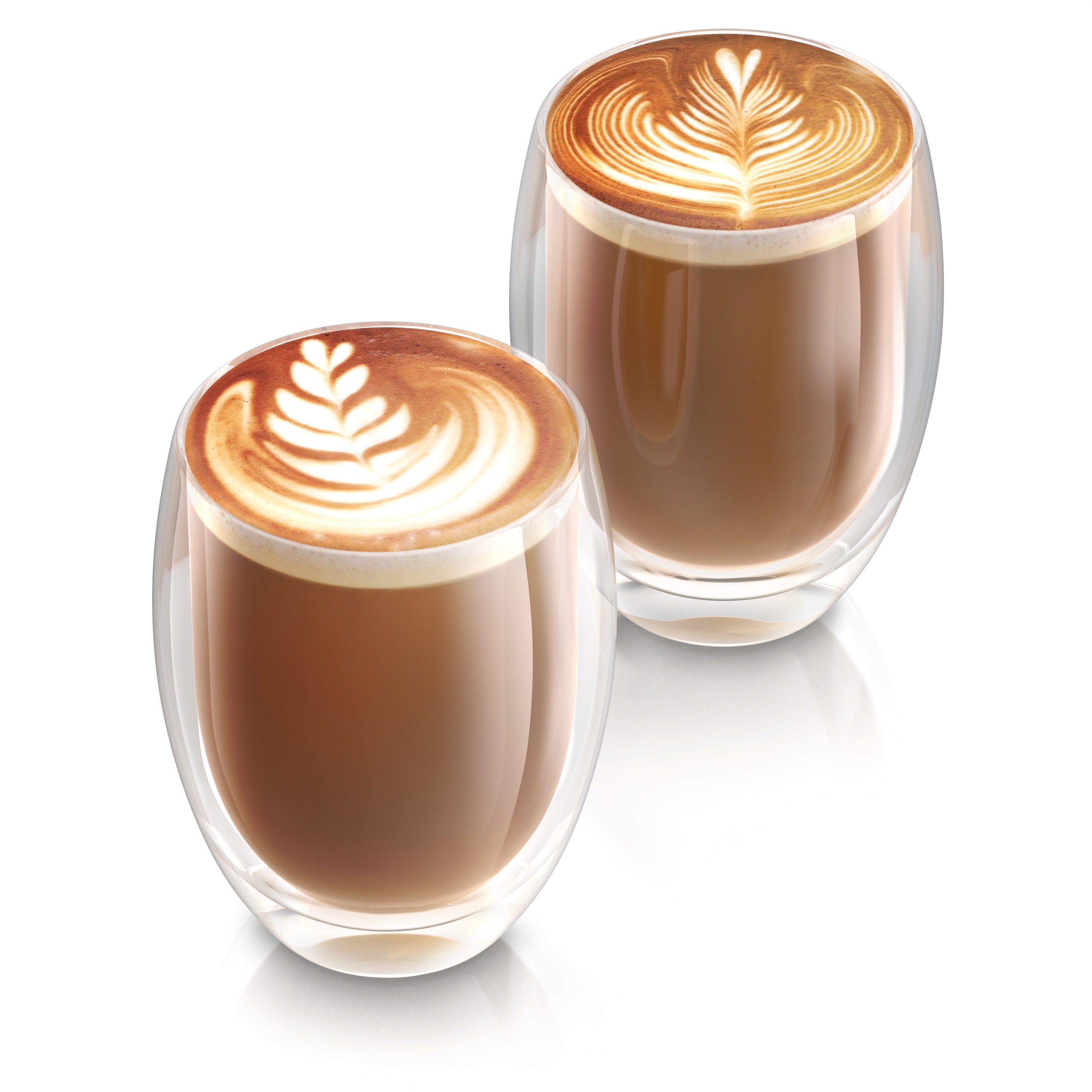 Arendo Thermogl&auml;ser 2er-Set, je 350 ml, doppelwandiges Borosilikatglas, ohne Henkel, f&uuml;r Kaffee und Tee, sp&uuml;lmaschinen- und mikrowellengeeignet 