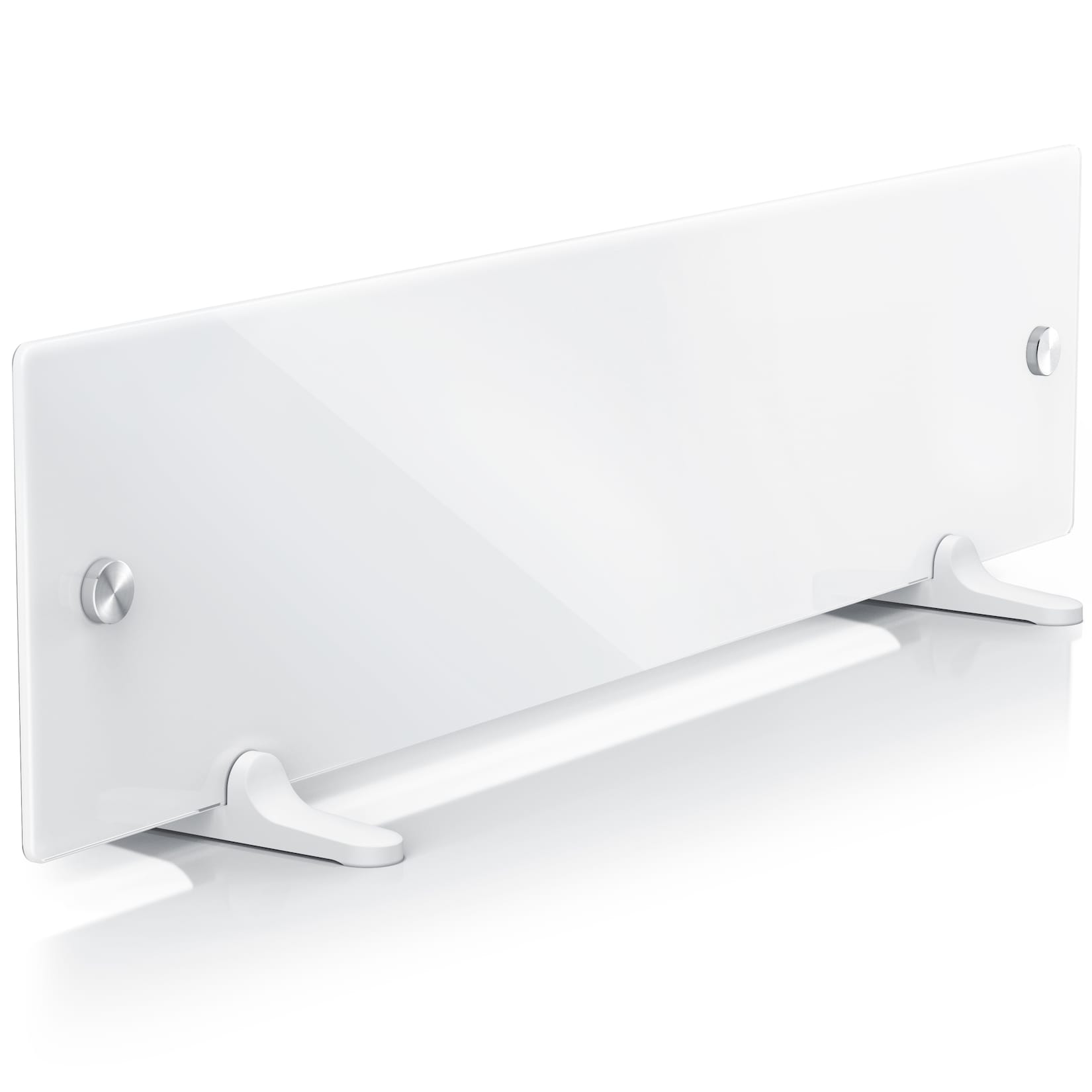 Brandson Infrarotheizung, Anti-Schimmel-Heizung, Infrarot Glaspanel 50 W, Wand- & Standmontage, weiß