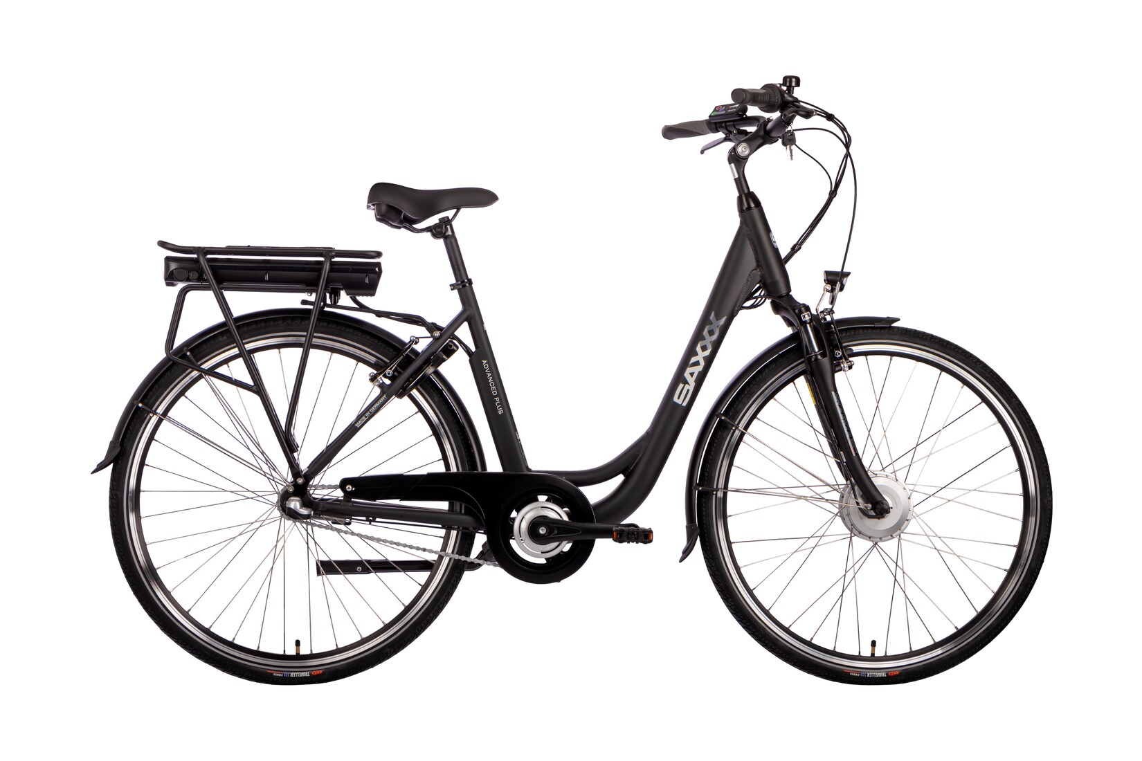 Advanced Plus E-Citybike Wave Rücktrittbremse 3 Gang schwarz matt