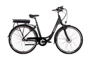 SAXXX Advanced Plus E-Citybike Wave Rücktrittbremse 3 Gang schwarz matt 