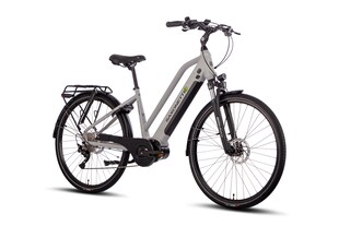 SAXONETTE Premium Sport E-Trekkingbike UNISEX  10 Gang Federgabel, Mittelmotor 