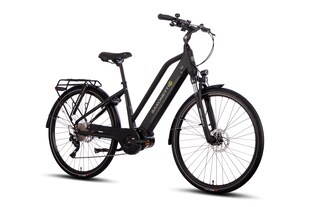 SAXONETTE Premium Sport E-Trekkingbike UNISEX  10 Gang Federgabel, Mittelmotor 