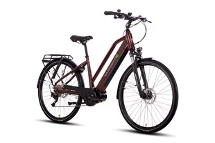 SAXONETTE Premium Sport E-Trekkingbike UNISEX  10 Gang Federgabel, Mittelmotor 
