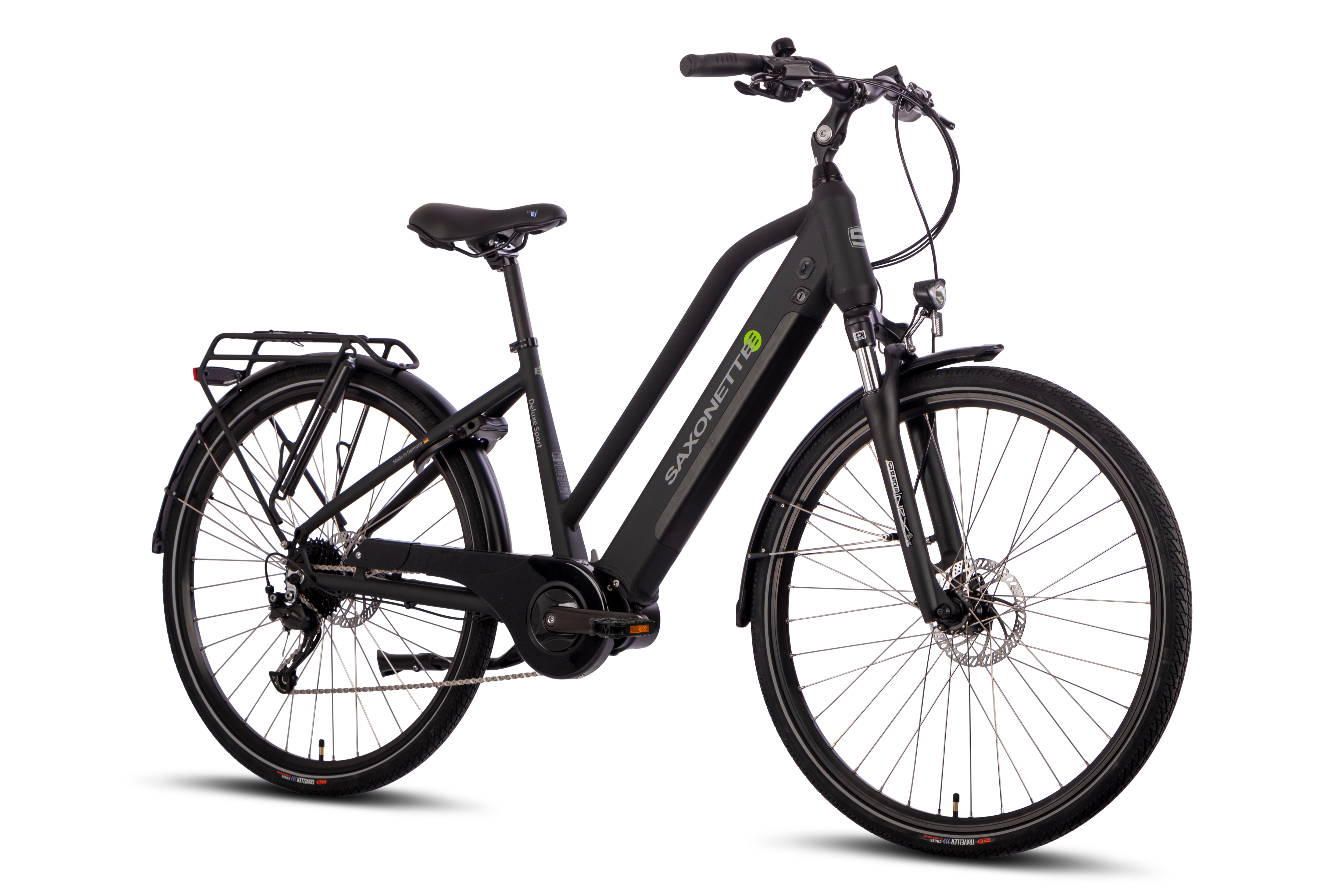 SAXONETTE Deluxe Sport Lady Gang Trekking E-Bike Scheibenbremsen 