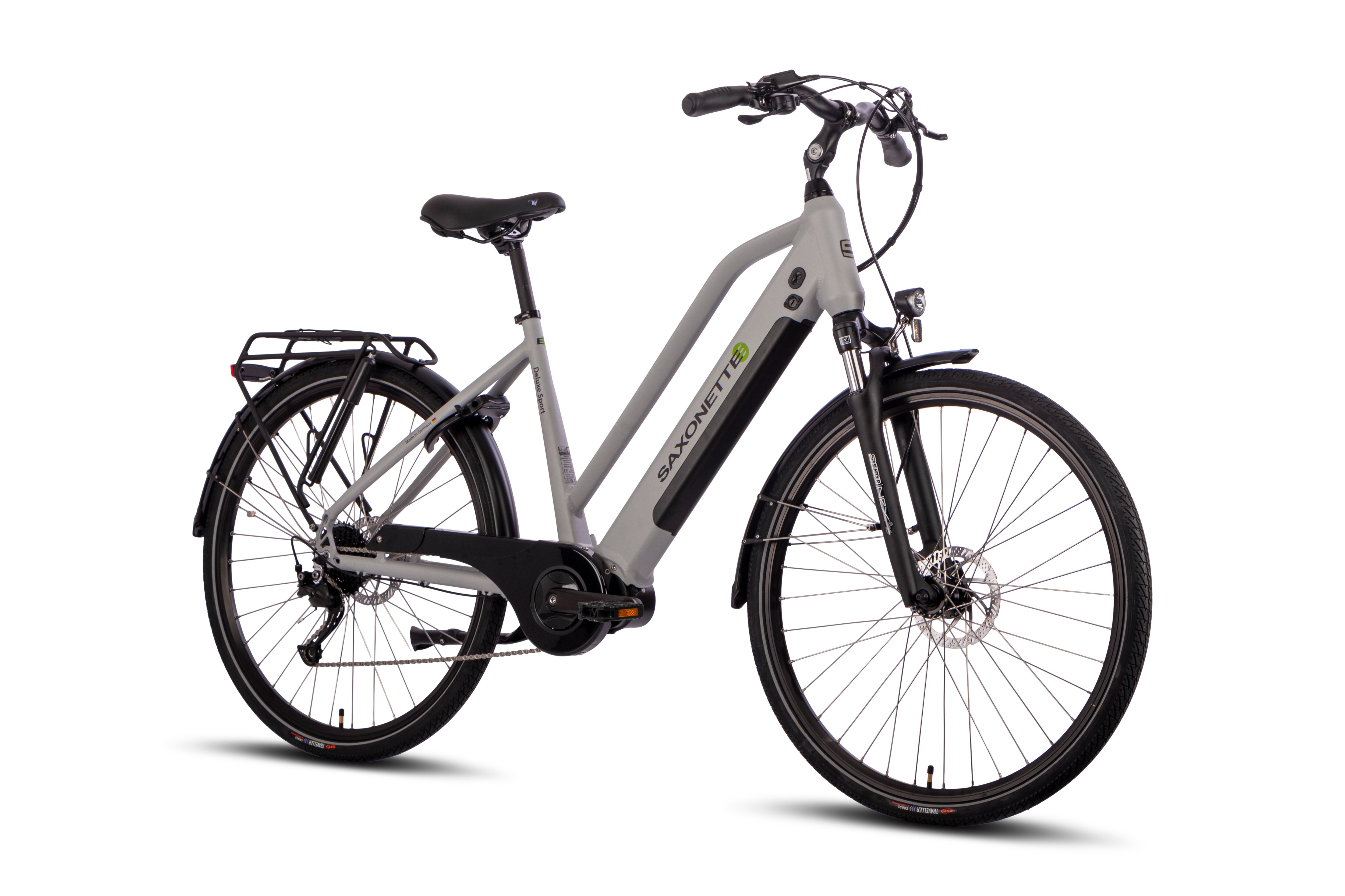 SAXONETTE Deluxe Sport Lady Gang Trekking E-Bike Scheibenbremsen 