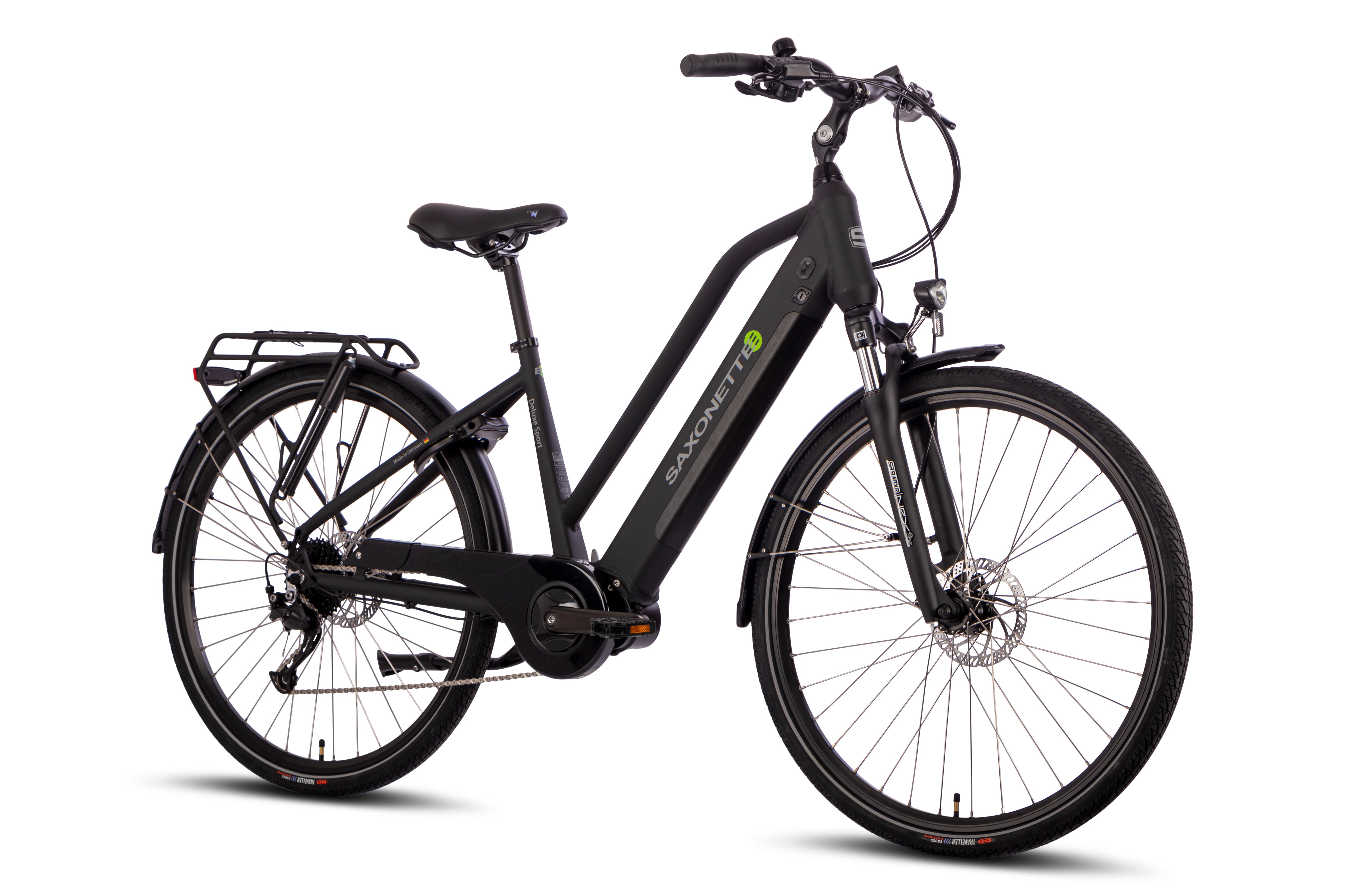 SAXONETTE Deluxe Sport Lady Gang Trekking E-Bike Scheibenbremsen 