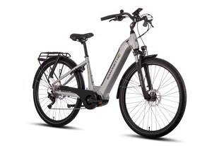 Quantum Sport Wave 10 Gang Bafang Mittelmotor Silber matt 