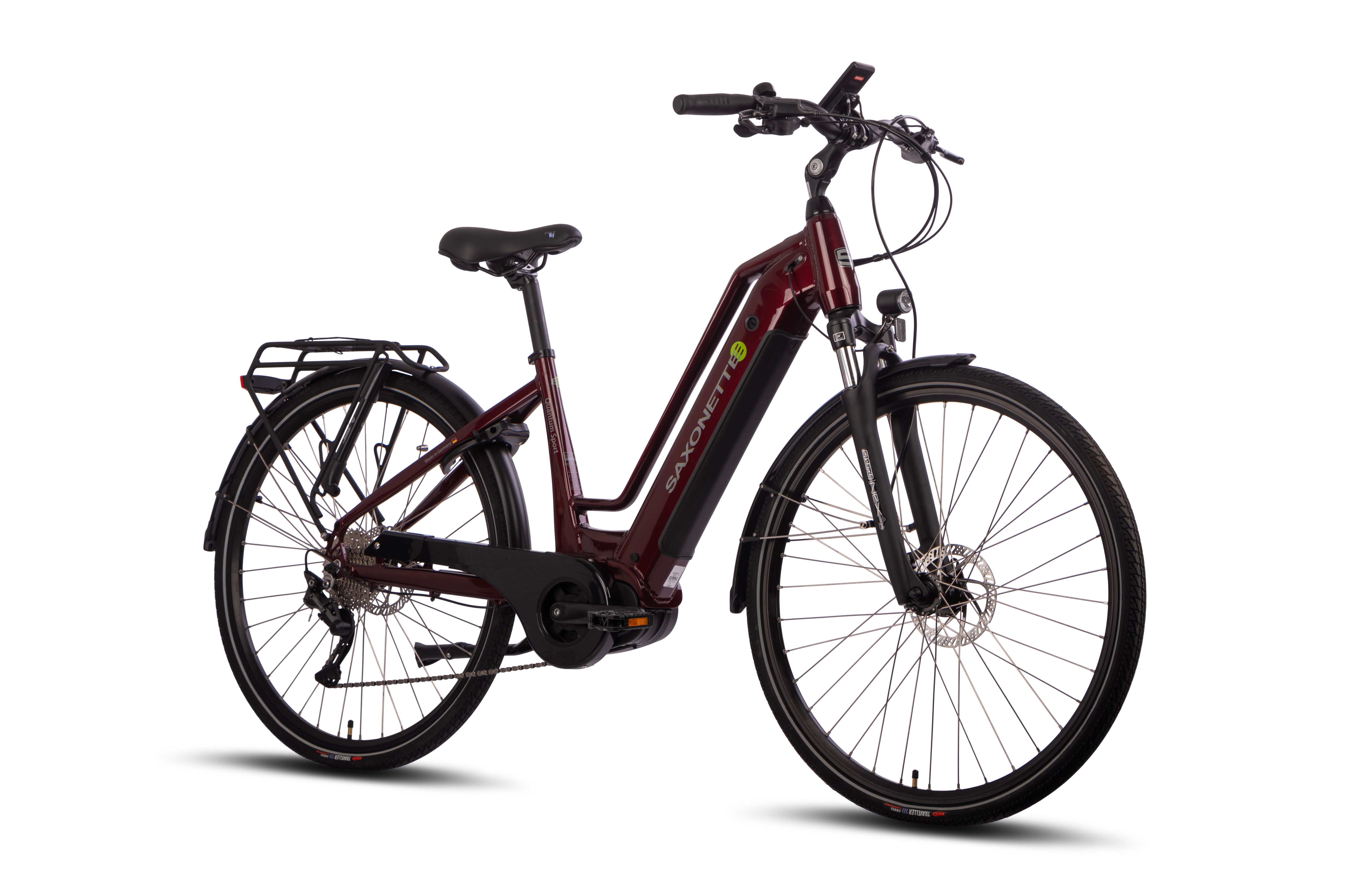 Quantum Sport Lady 10 Gang Bafang Mittelmotor Scheibenbremsen 