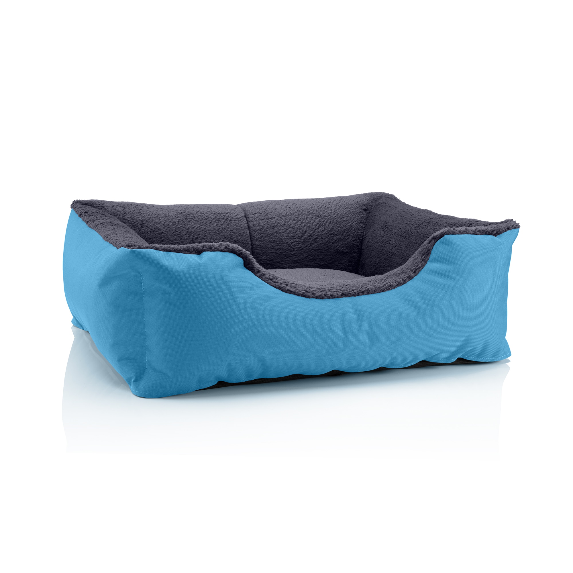 BedDog Hundebett TEDDY Hundesofa waschbares Hundebett mit Rand Hundekissen 