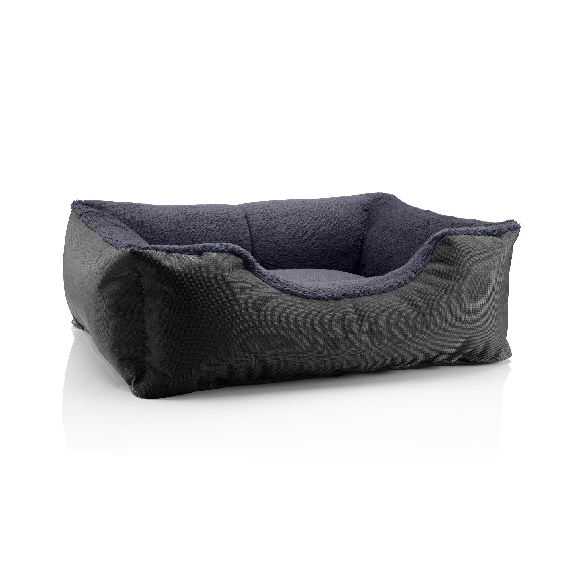 BedDog Hundebett TEDDY Hundesofa waschbares Hundebett mit Rand Hundekissen 