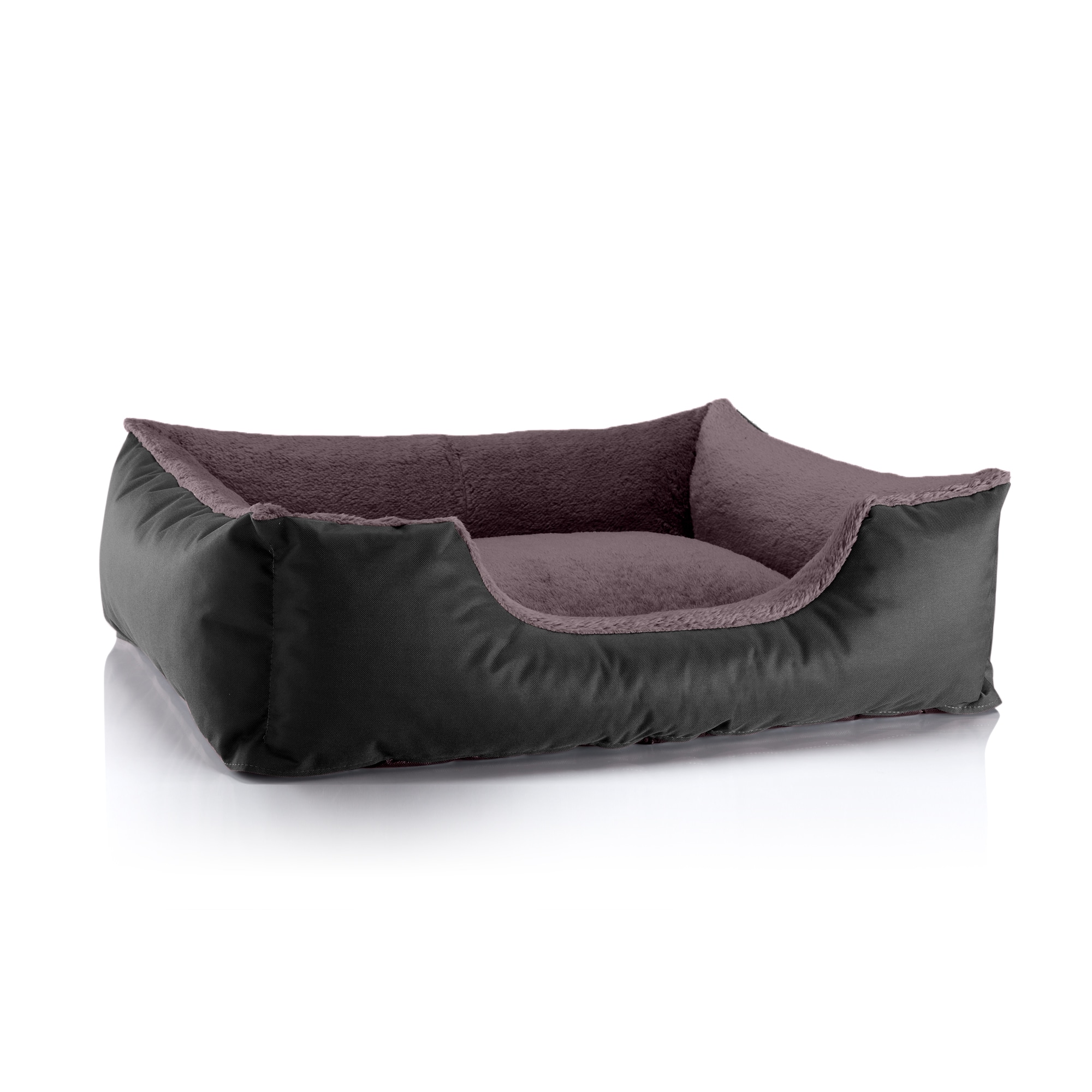 BedDog Hundebett TEDDY Hundesofa waschbares Hundebett mit Rand Hundekissen 