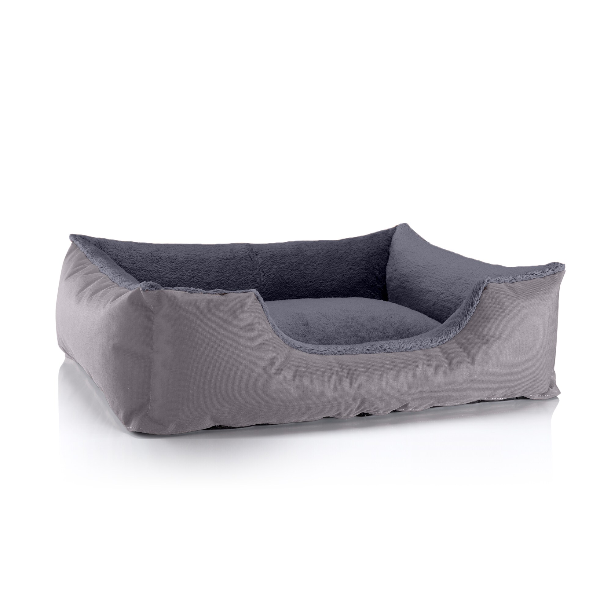 BedDog Hundebett TEDDY Hundesofa waschbares Hundebett mit Rand Hundekissen 
