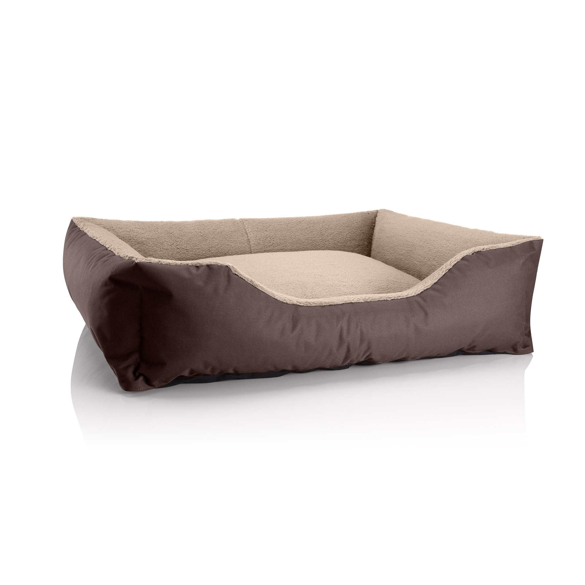 BedDog Hundebett TEDDY Hundesofa waschbares Hundebett mit Rand Hundekissen 