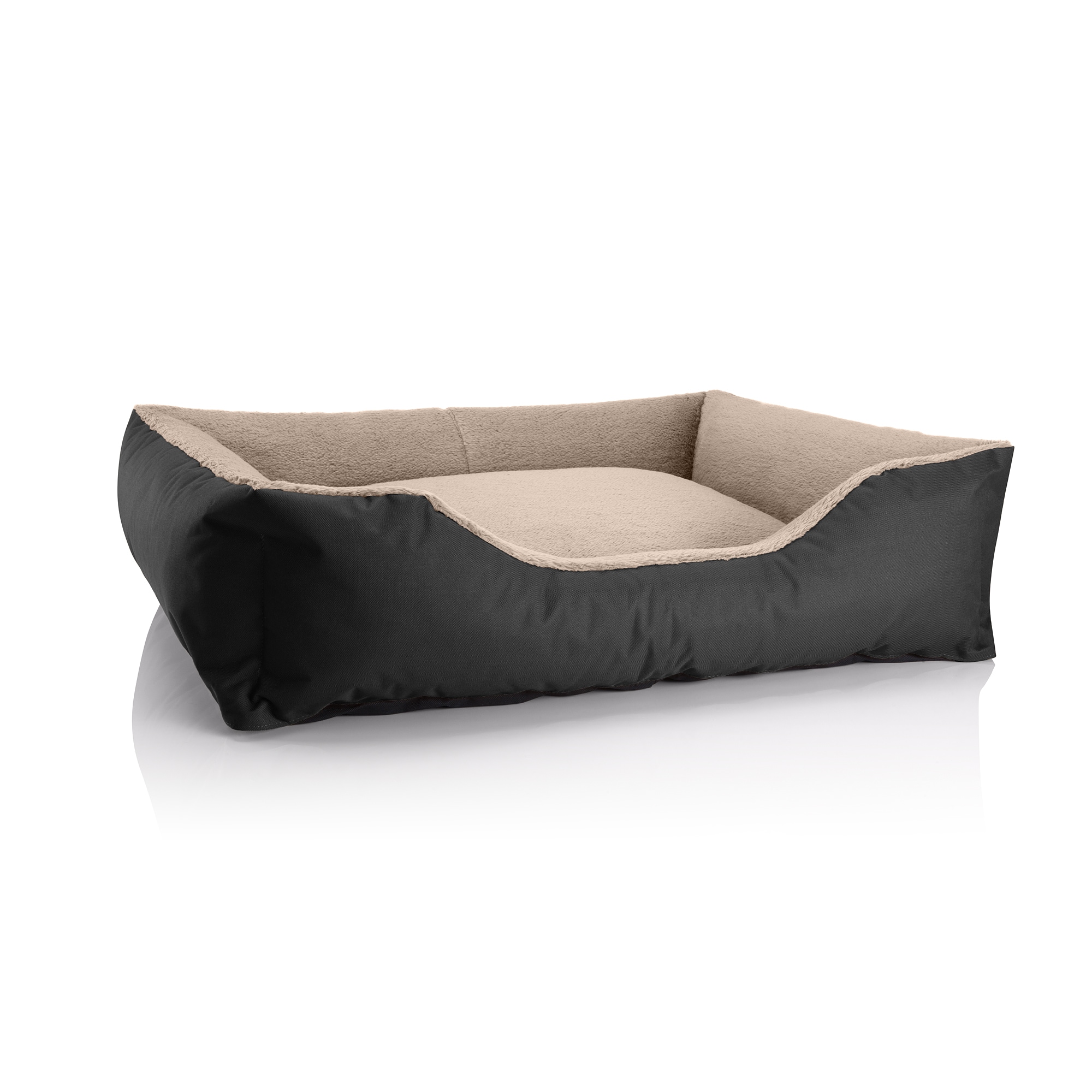 BedDog Hundebett TEDDY Hundesofa waschbares Hundebett mit Rand Hundekissen 