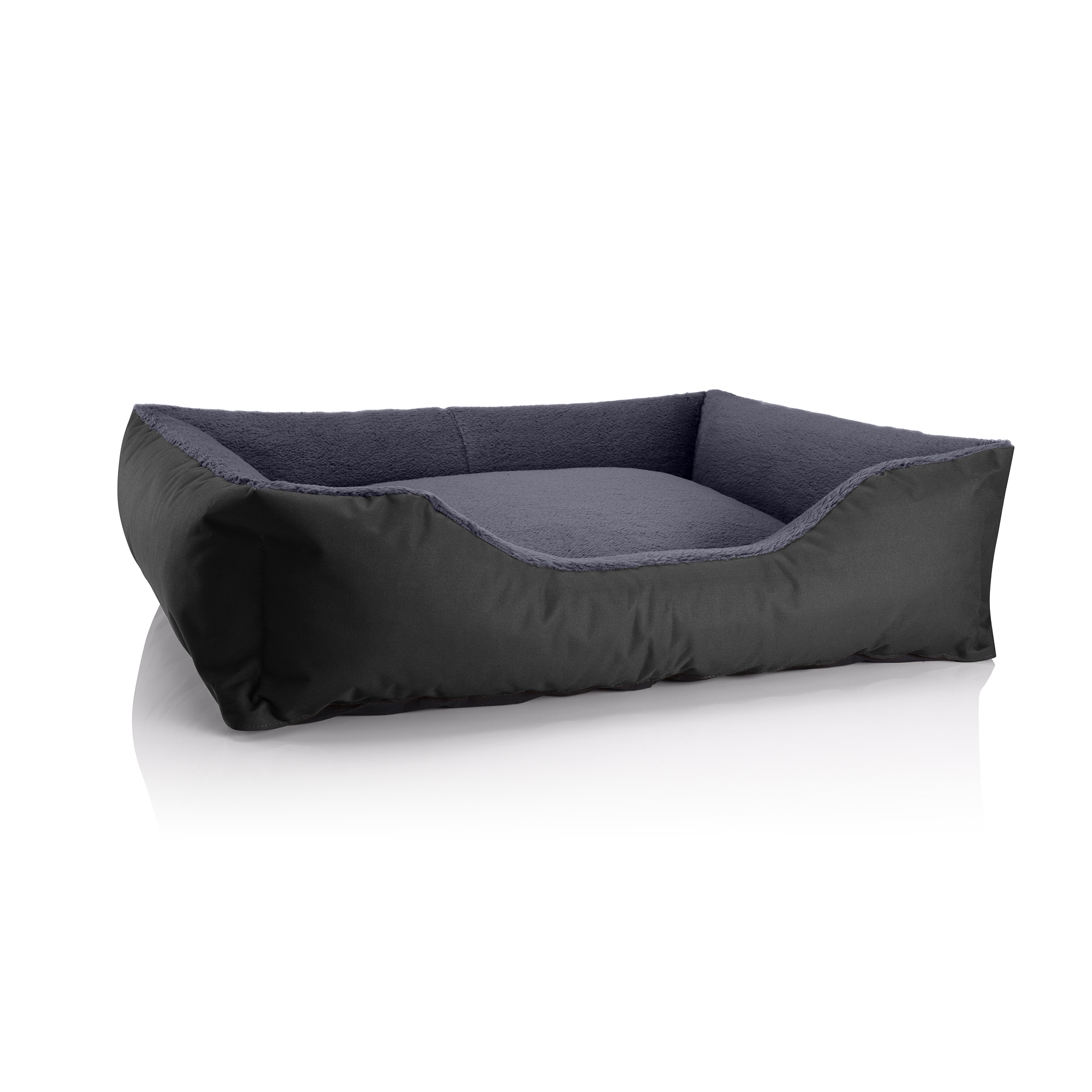 BedDog Hundebett TEDDY Hundesofa waschbares Hundebett mit Rand Hundekissen 