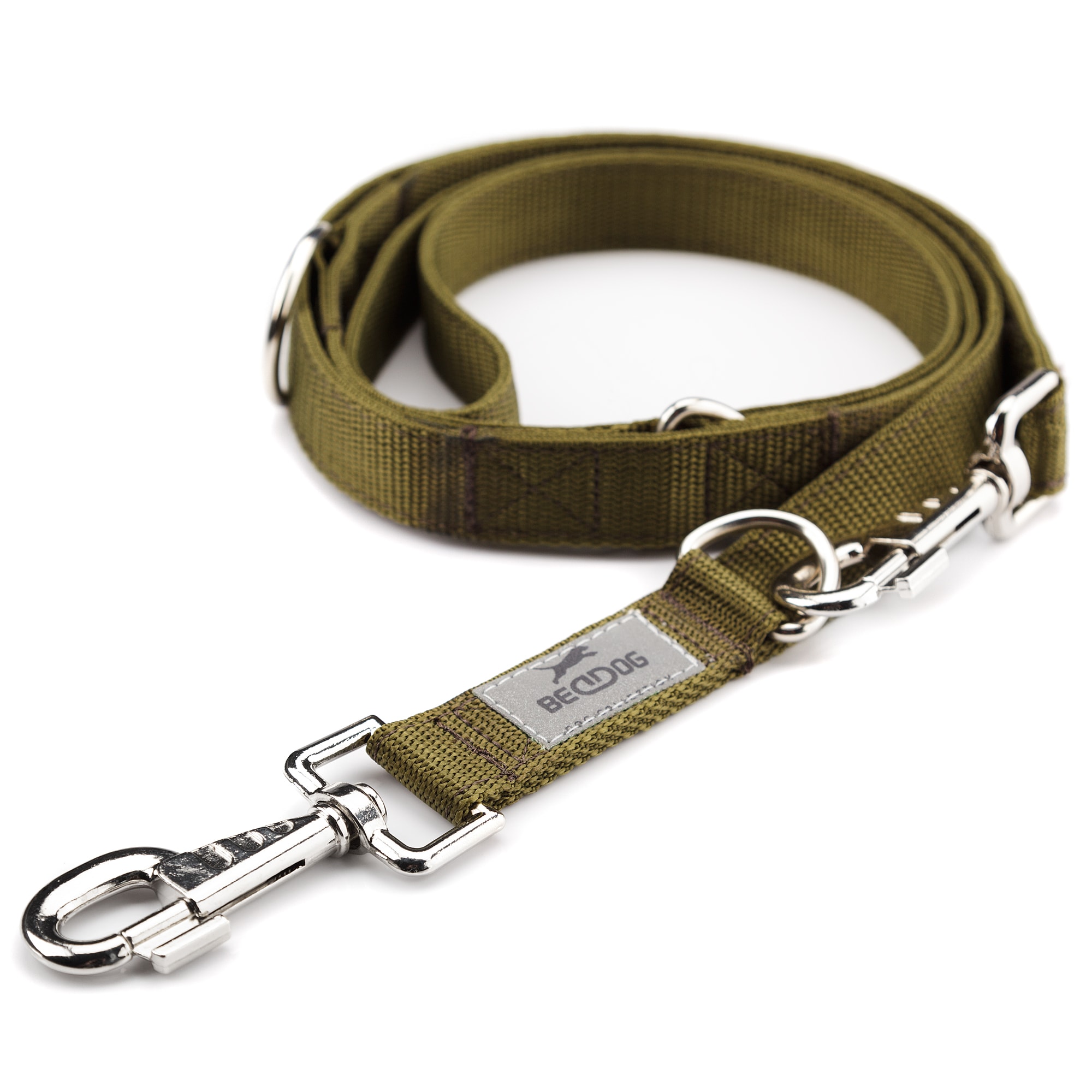 BedDog Hundeleine SPIKE verstellbar in 3 L&auml;ngen F&uuml;hrleine, Laufleine 