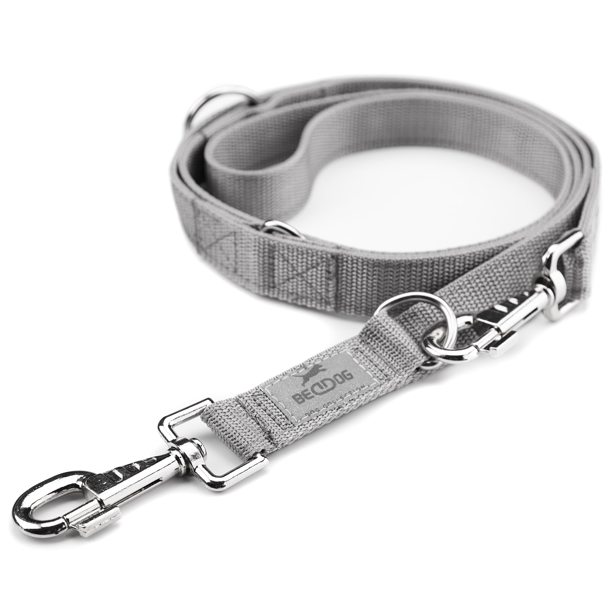 BedDog Hundeleine SPIKE verstellbar in 3 L&auml;ngen F&uuml;hrleine, Laufleine 