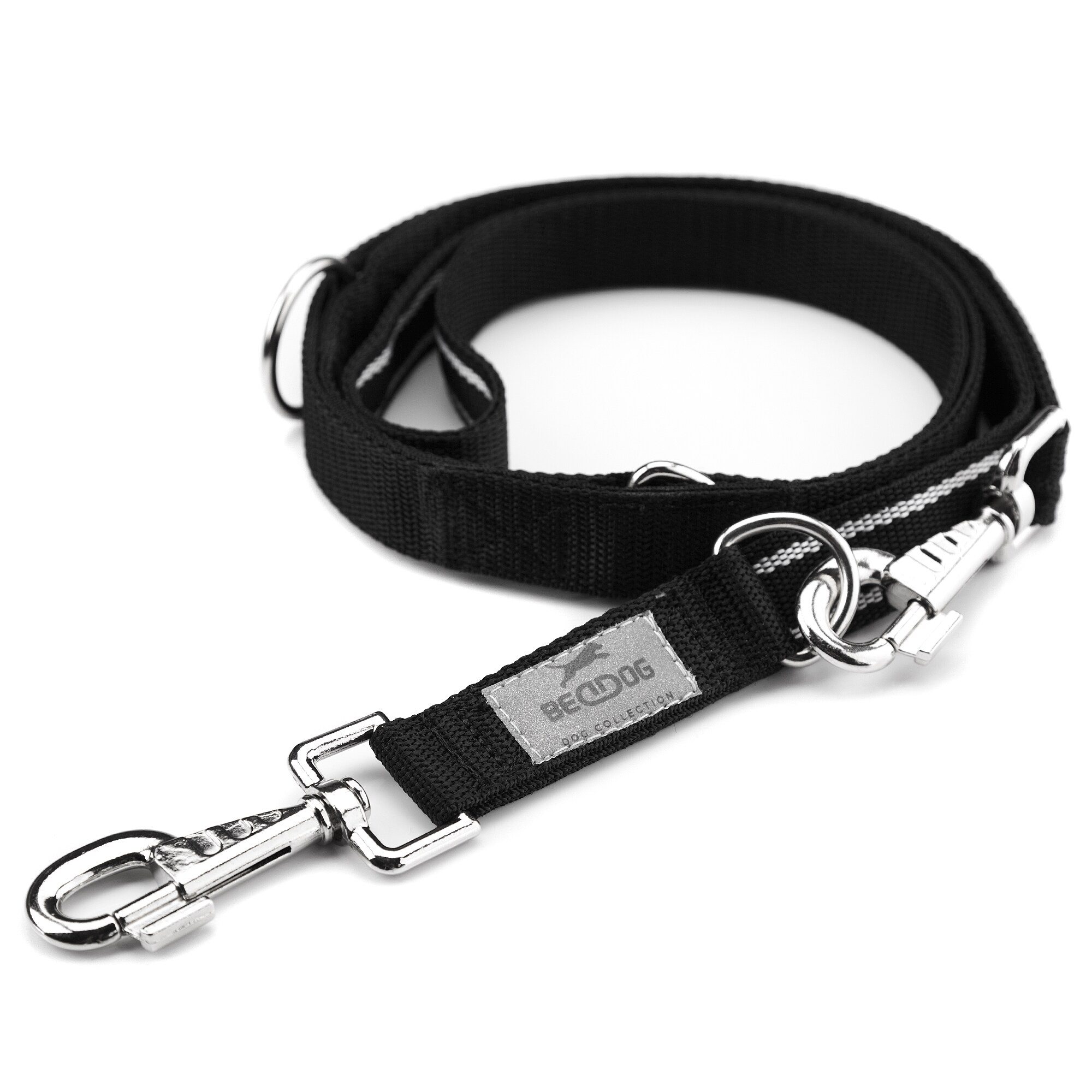 BedDog Hundeleine SPIKE verstellbar in 3 L&auml;ngen F&uuml;hrleine, Laufleine 