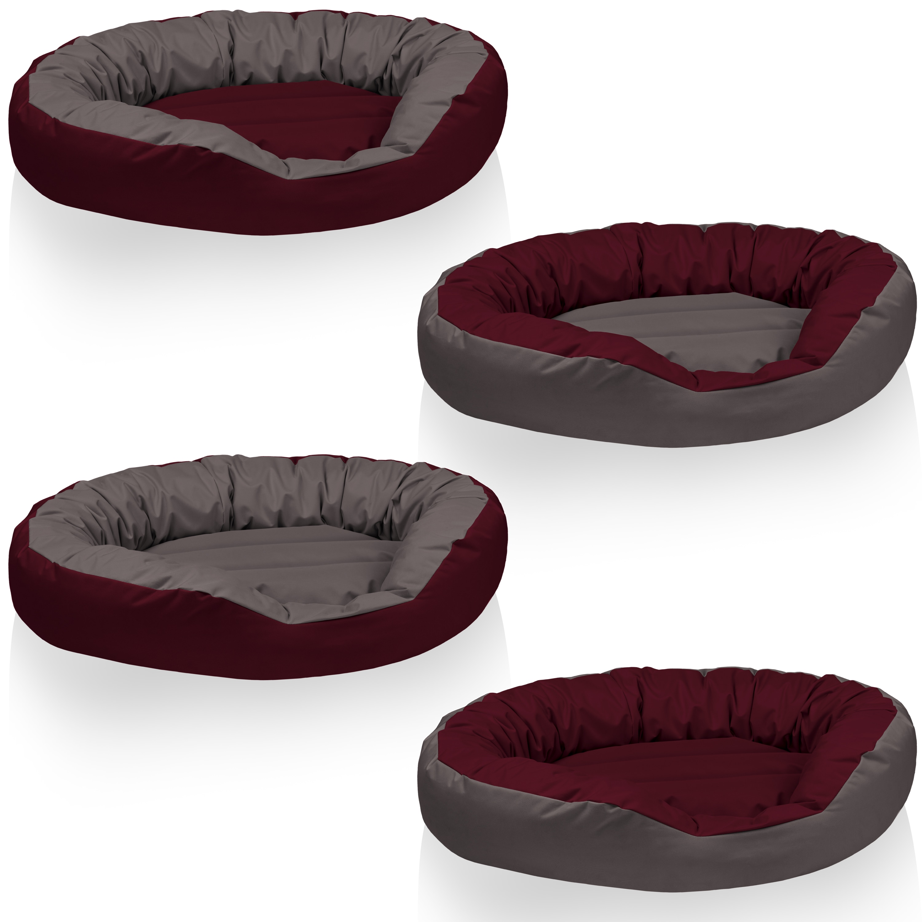BedDog&reg; Hundebett SUNNY 4in1 oder einfarbig, waschbar, mit Rand, Hundekissen 