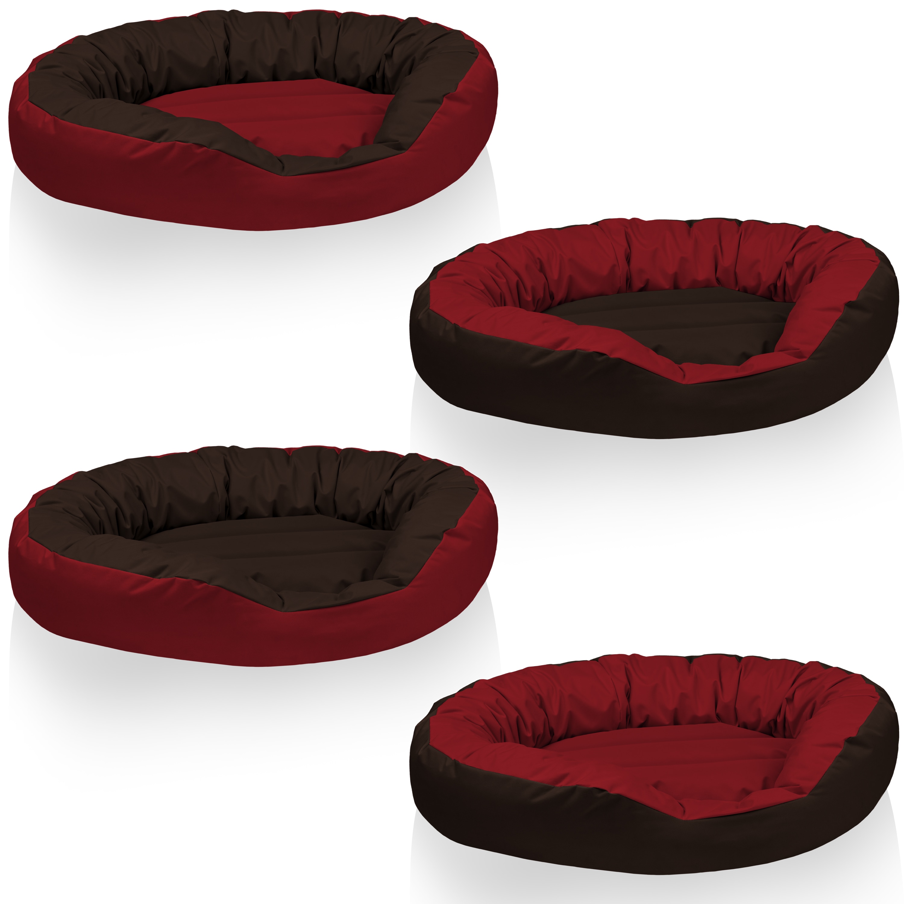 BedDog&reg; Hundebett SUNNY 4in1 oder einfarbig, waschbar, mit Rand, Hundekissen 