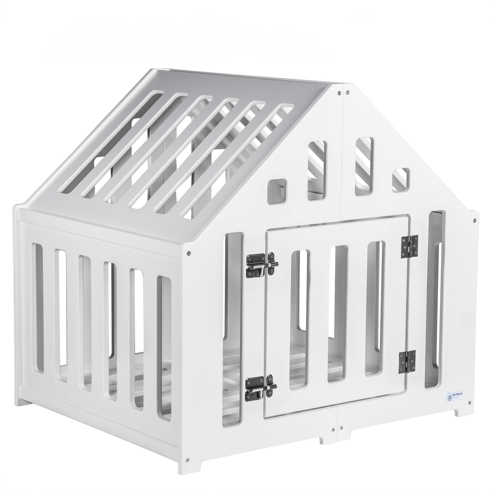 Hundehütte aus Holz, Hundekäfig, Tierhaus im edlen Design, komfortabel, indoor