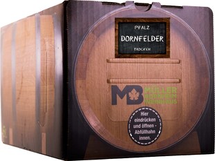 Weinhaus Müller Bornheim Pfalz Dornfelder Rotwein trocken 12 % vol. 5 Liter Bag in Box 
