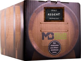 Weinhaus Müller Bornheim Pfalz Regent Rotwein halbtrocken 12,5 % vol. 5 Liter Bag in Box 