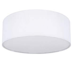 LED Deckenleuchte, Textil, weiß, 30 cm 