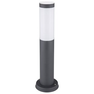 LED Sockelleuchte, Edelstahl anthrazit, Höhe 45 cm 