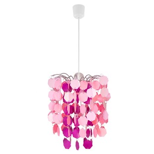 RGB LED Hängeleuchte, rosa-pink, 32 cm 