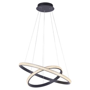 LED Hängeleuchte, Ring-Design, dimmbar, höhenverstellbar 