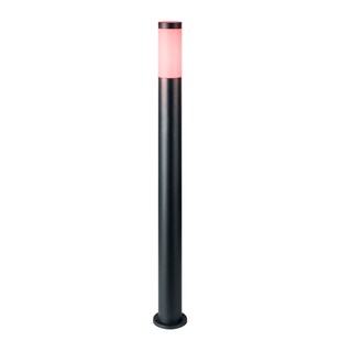 RGB LED Stehleuchte, Edelstahl, anthrazit, H 110 cm 