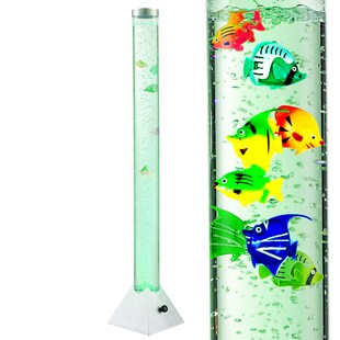 LED-RGB Stehleuchte, mit fünf Fischen, H 122cm 